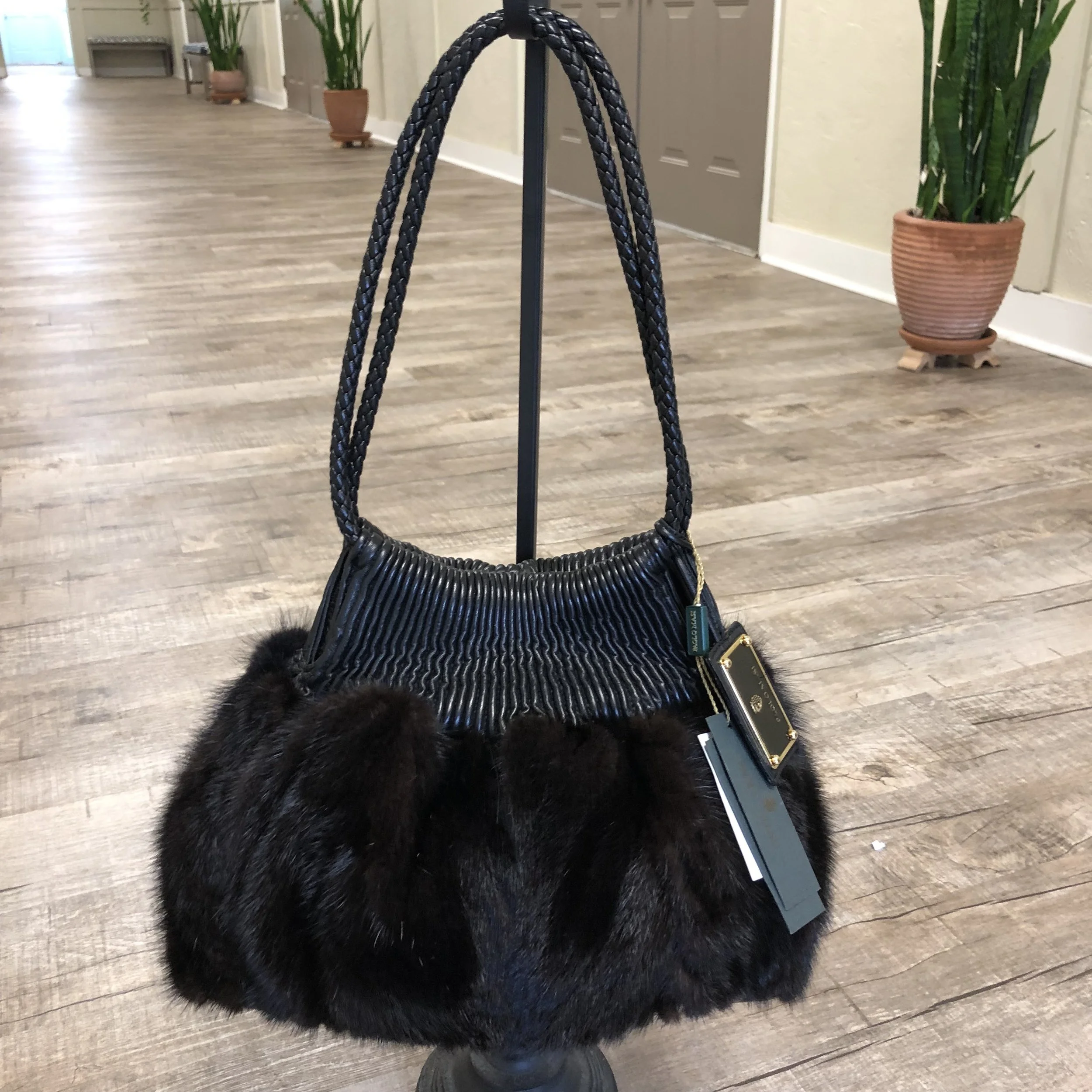  Paolo Masi Leather &amp; Mink