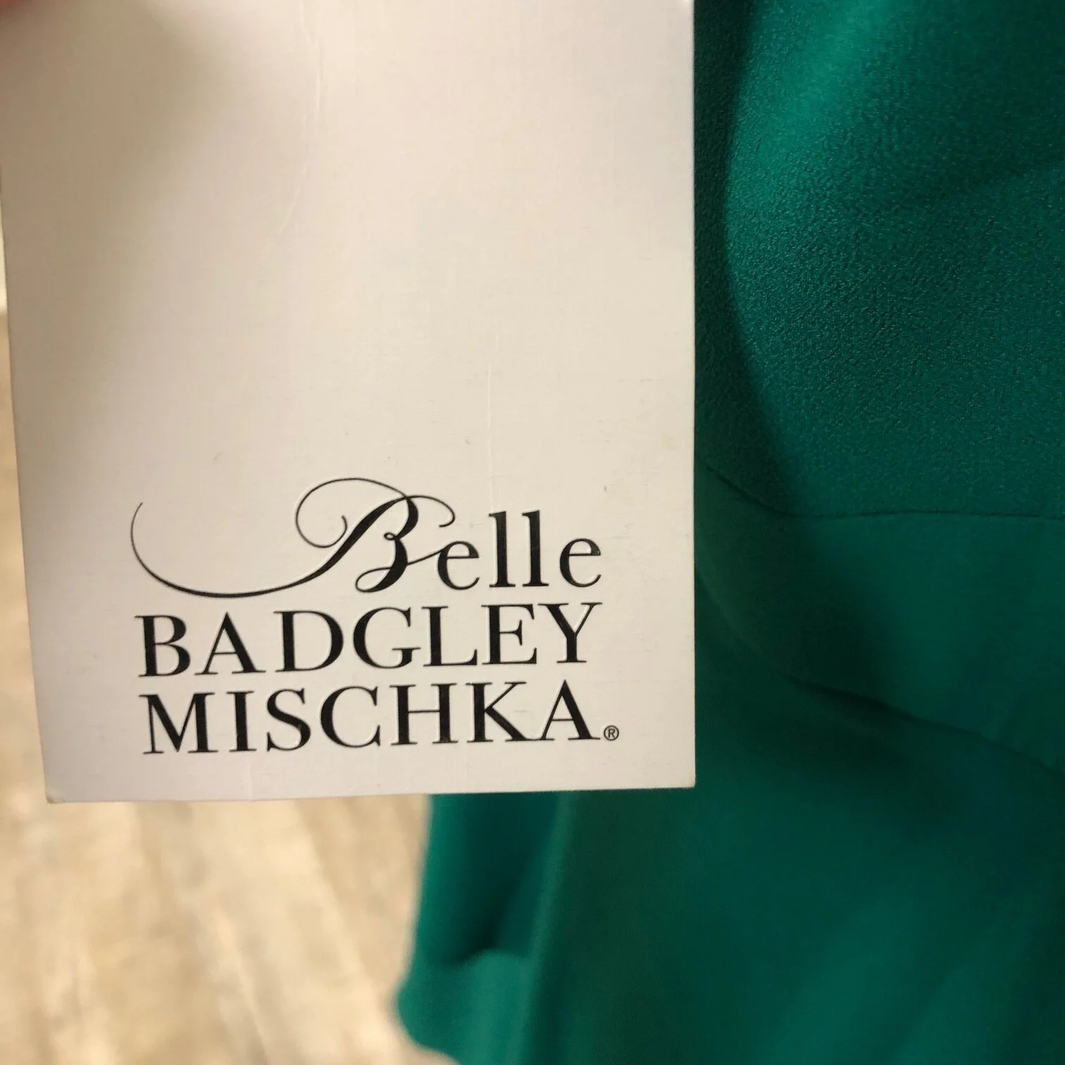 slim fit dress slacks Cape Shoulder Cocktail Sheath Dress by Badgley Mischka main image 0