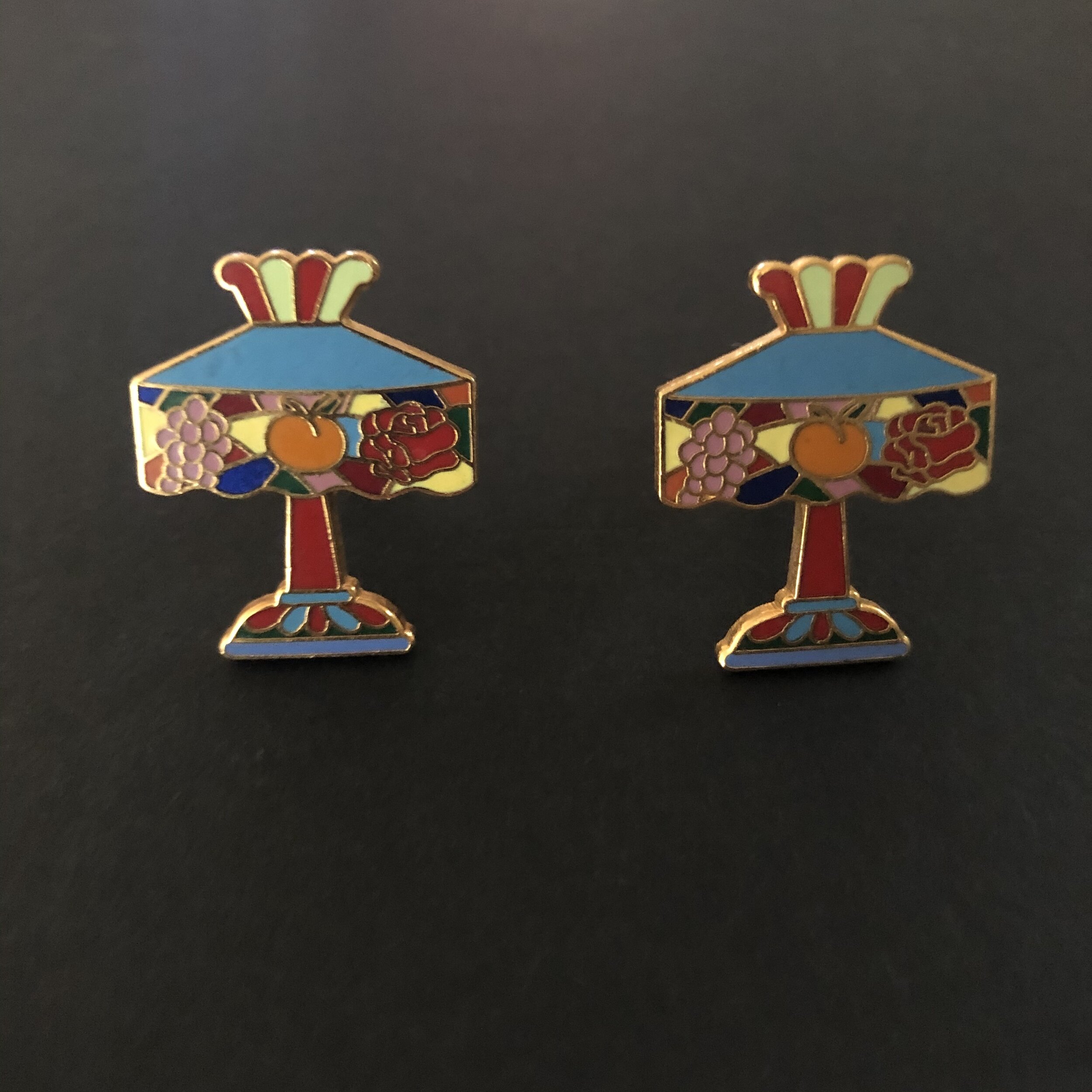 Vintage Tiffany Lamp Inspired Cufflinks