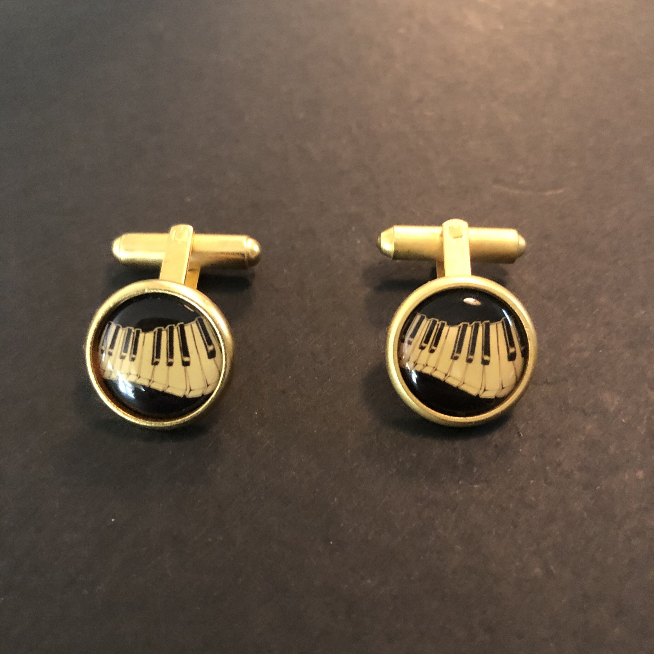 Vintage Piano Keys Cufflinks