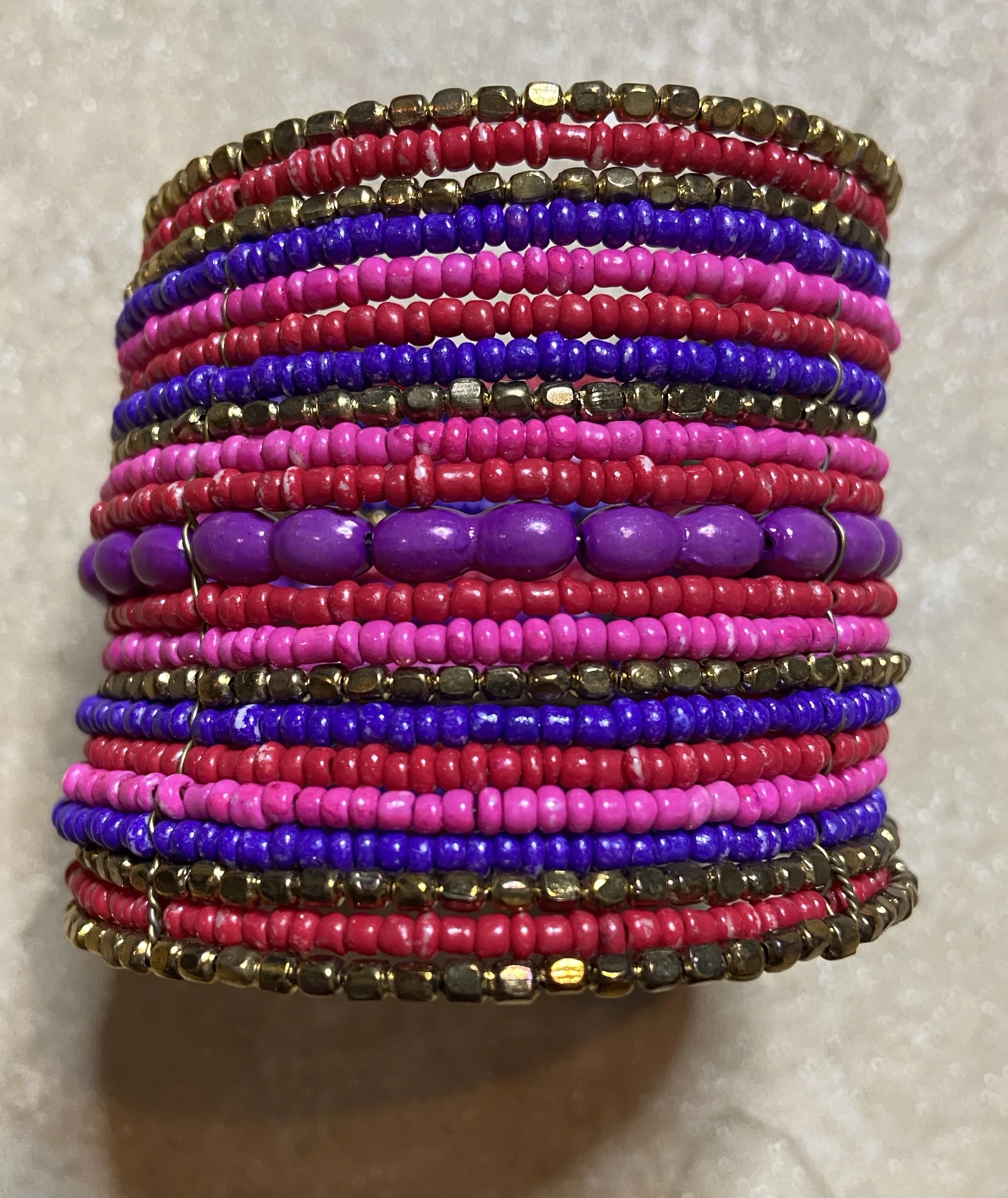 Beaded Bracelet Cuff