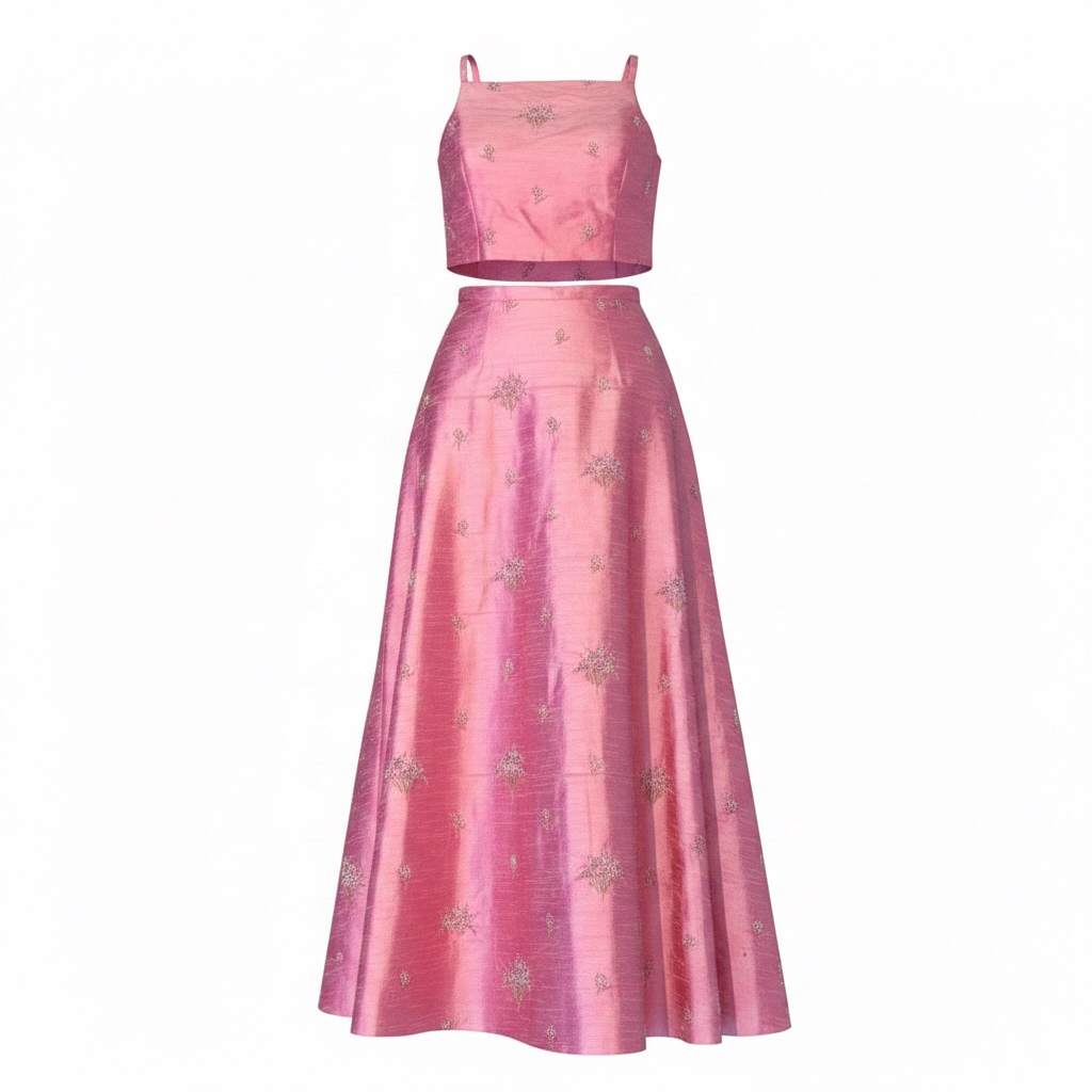 Vintage Rickie Freeman 100% Silk Dress Set