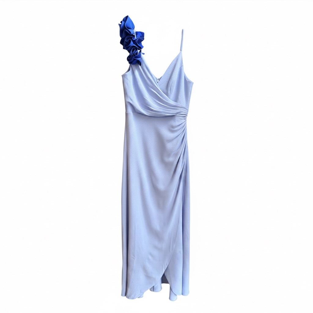 Dress The Population Ruffle Detail Gown