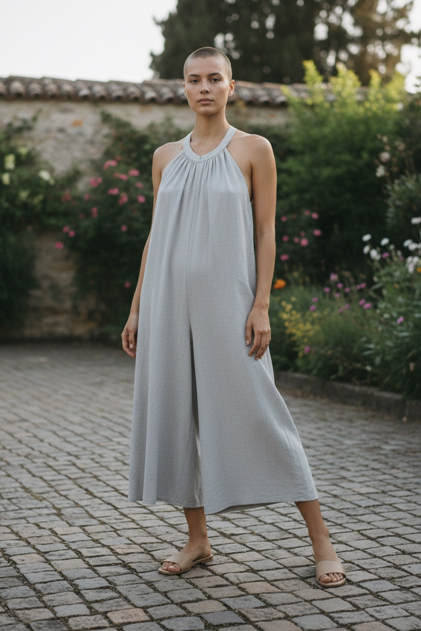 Miss Look Wide Leg Jumpsuit