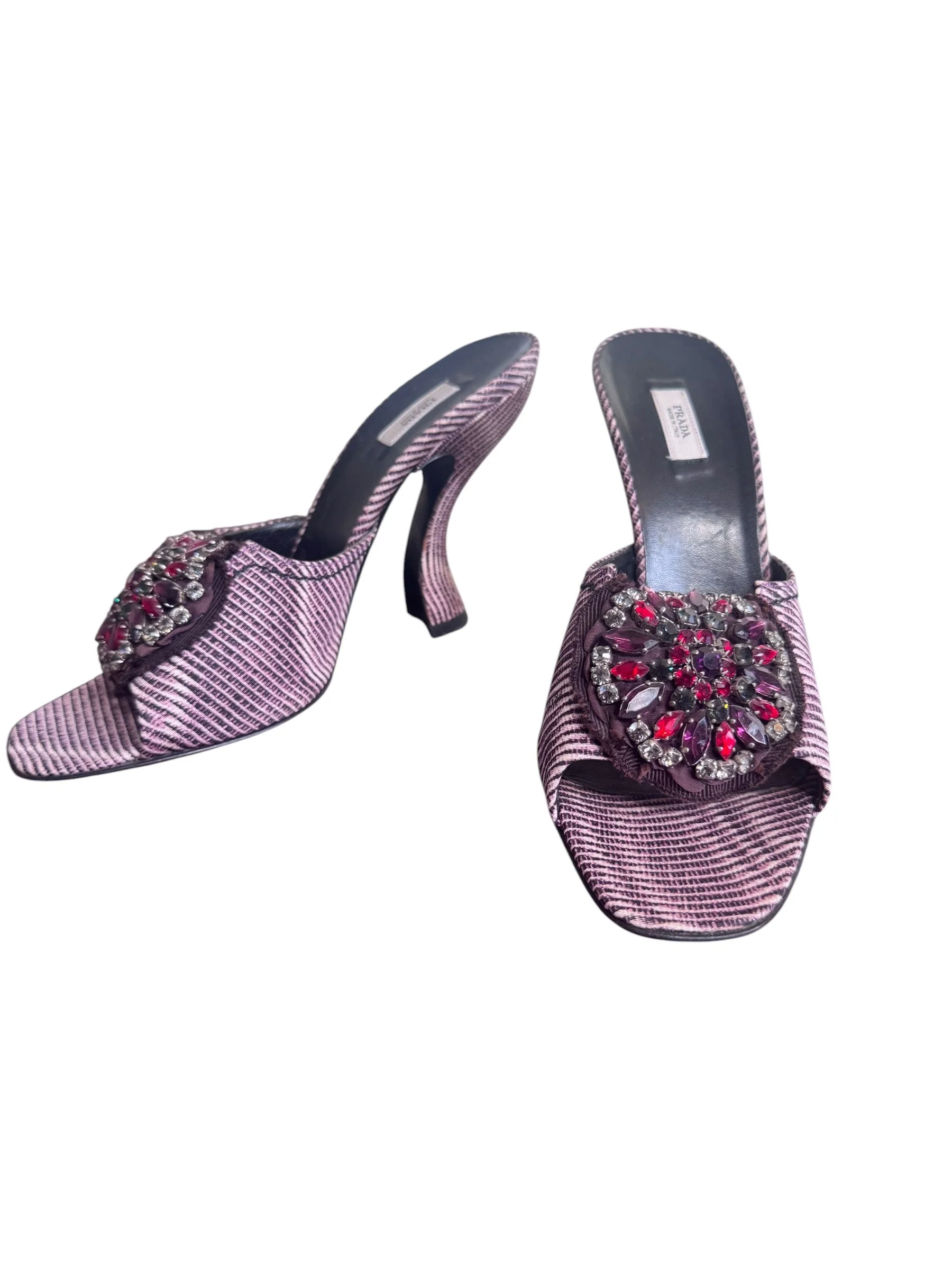 Vintage Prada Kitten Heel Mules