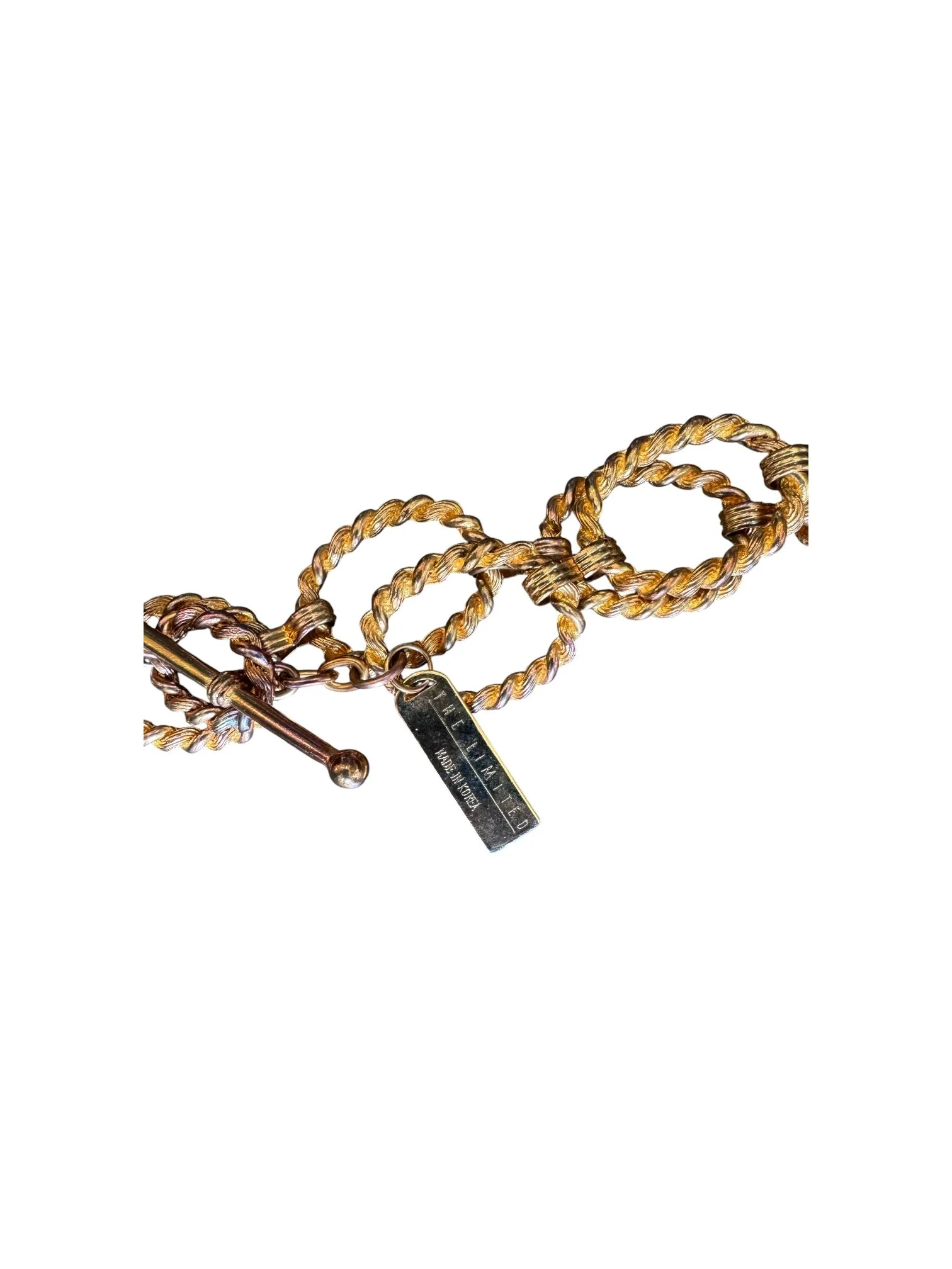 Vintage The Limited Gold-Tone Chain Belt  
