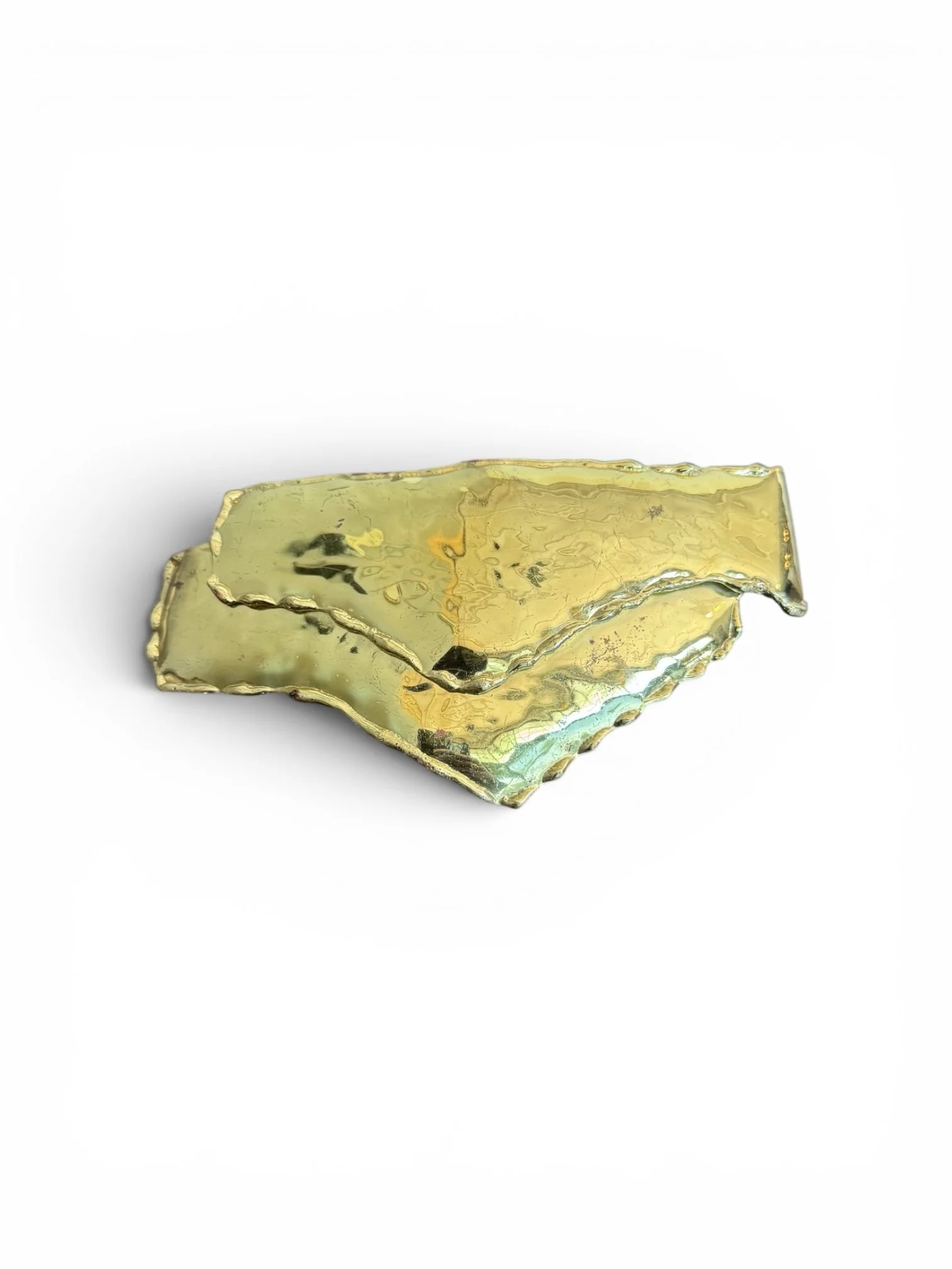 Vintage Florelle Gold Metal Belt Buckle