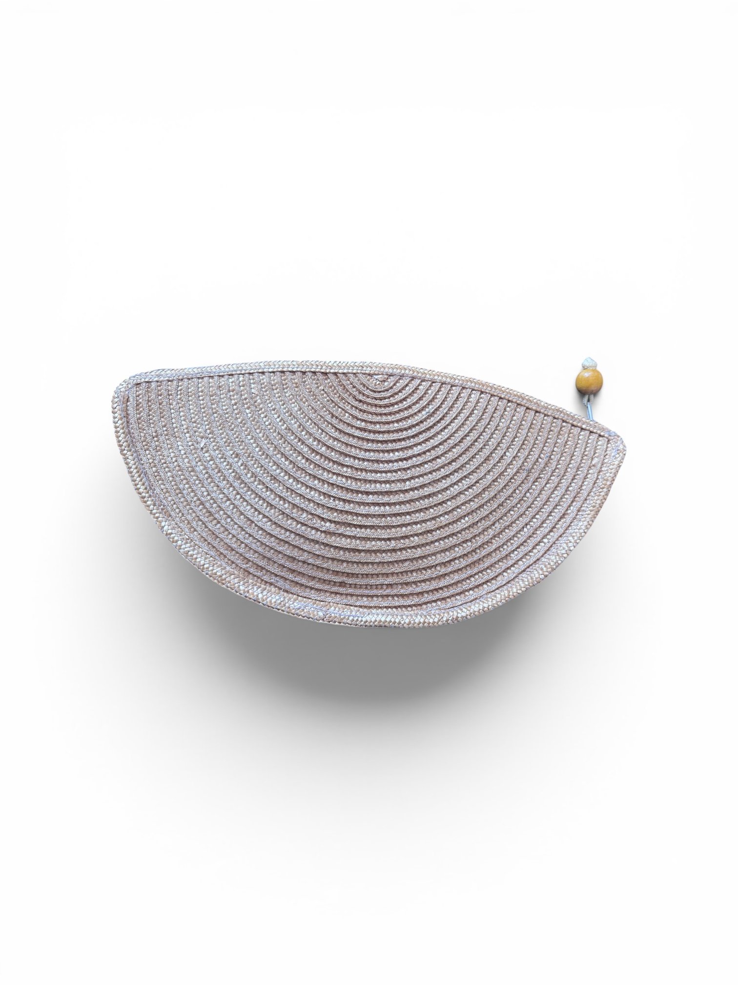 Handwoven Half Moon Clutch