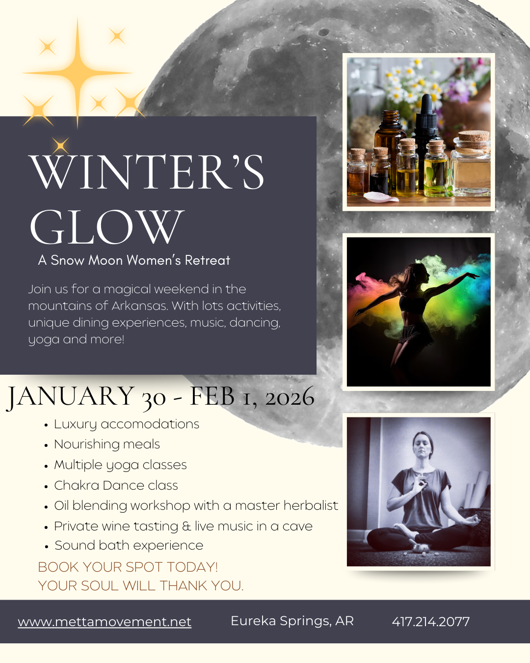 Winter's Glow: A Snow Moon Women's Retreat