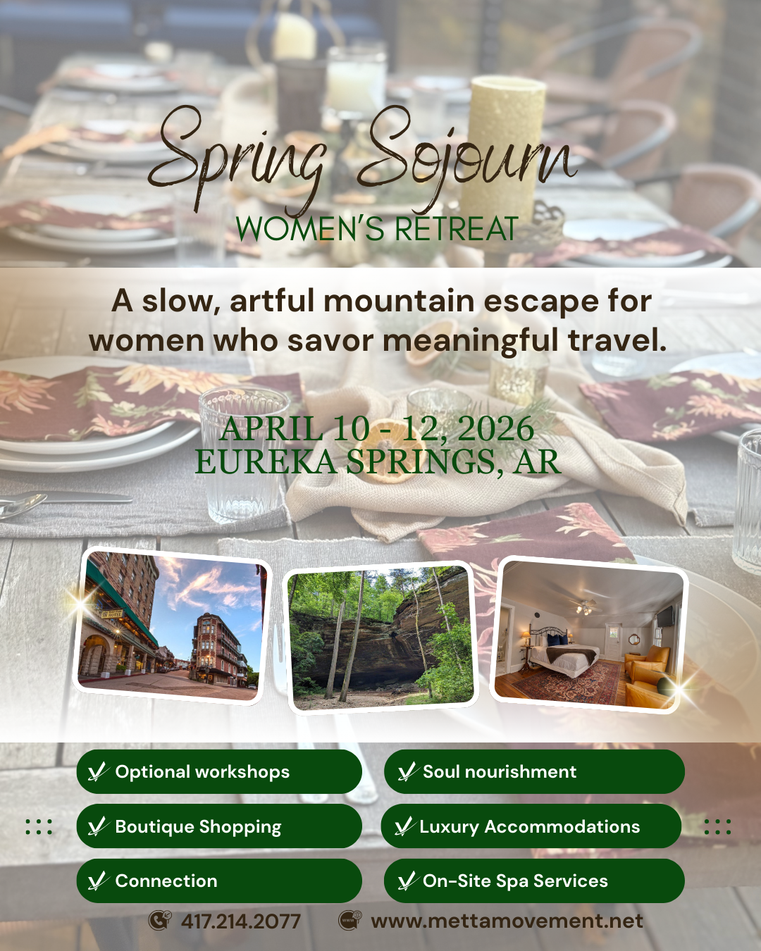 Spring Sojourn - Women's Retreat