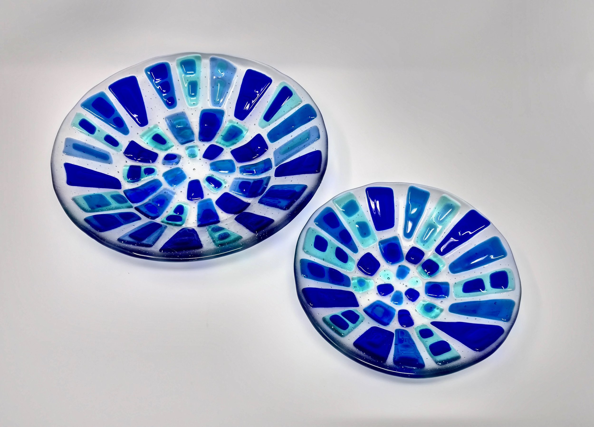 Blue Mod Bowl (Set of 2)