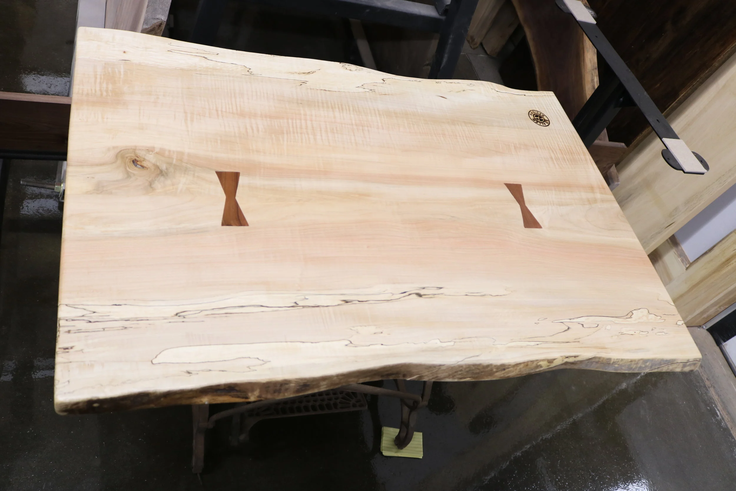 Spalted Maple - with walnut butterflys