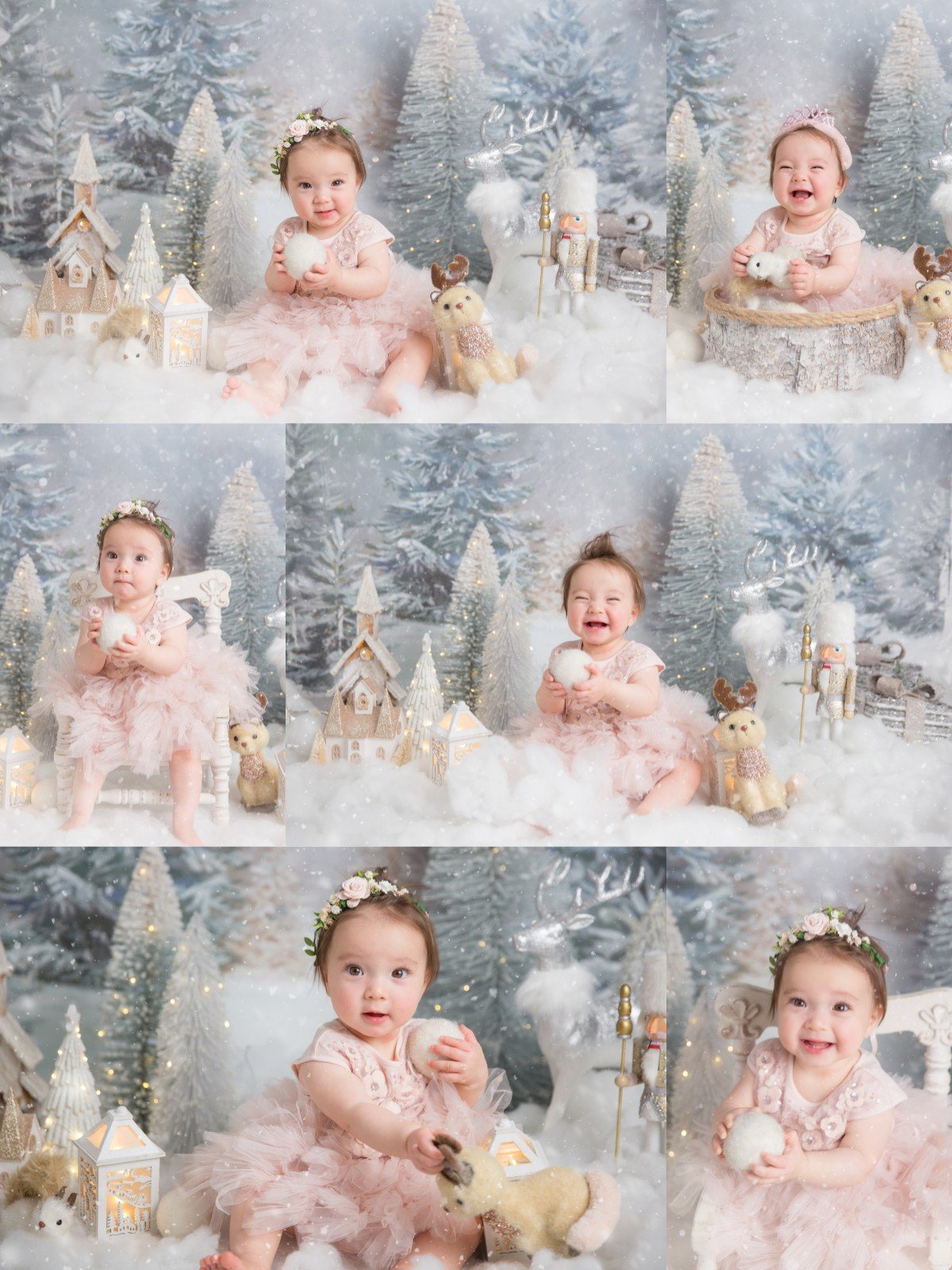 Safe Christmas Photo Props for Newborns