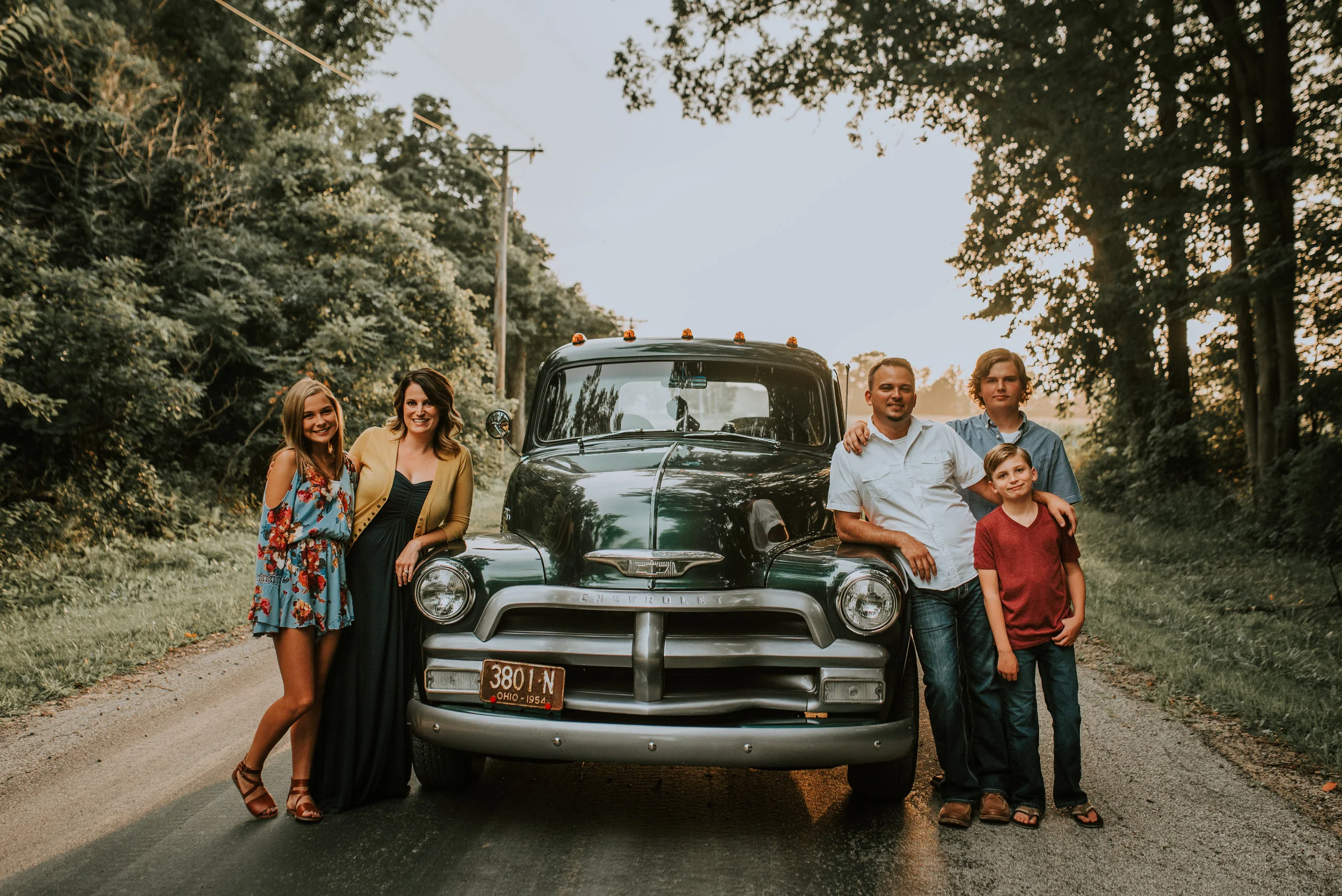 GLECKLER FAMILY | Vintage Truck Family Photographer | Wauseon, OH