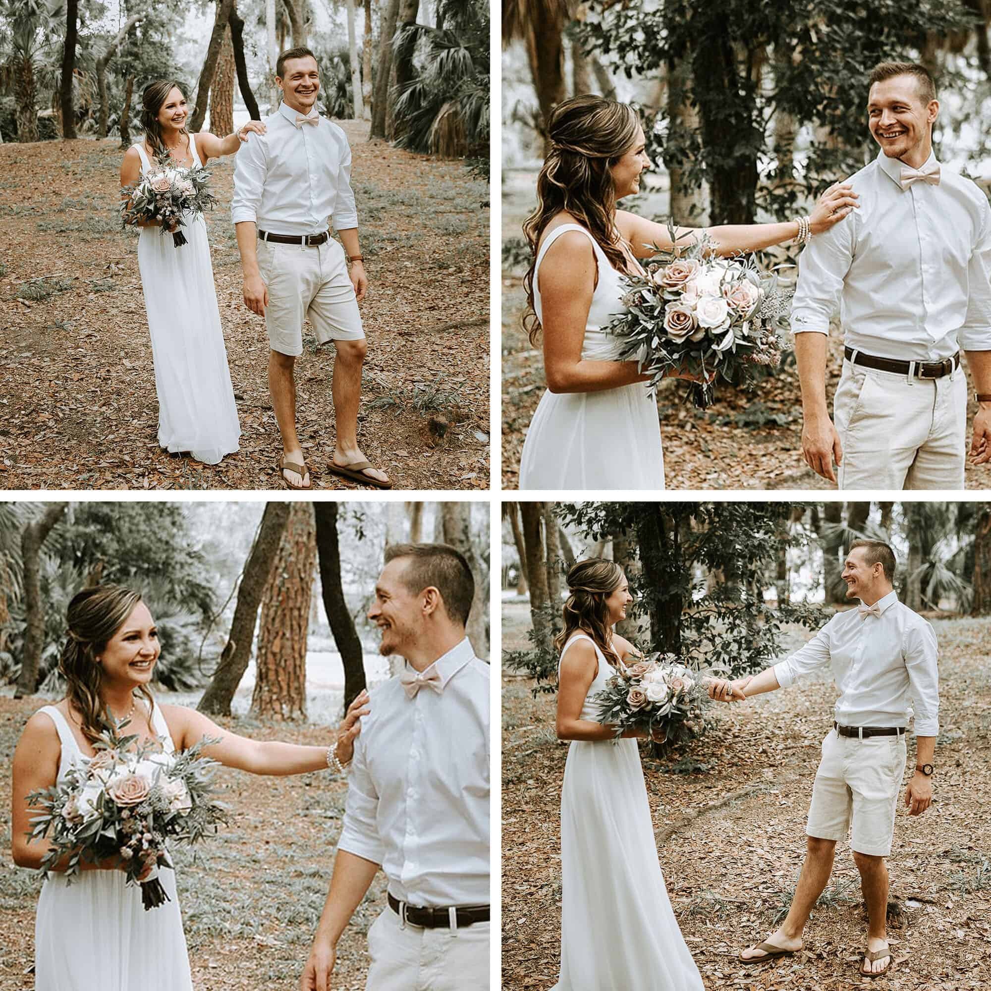 Unique group poses for wedding party photos