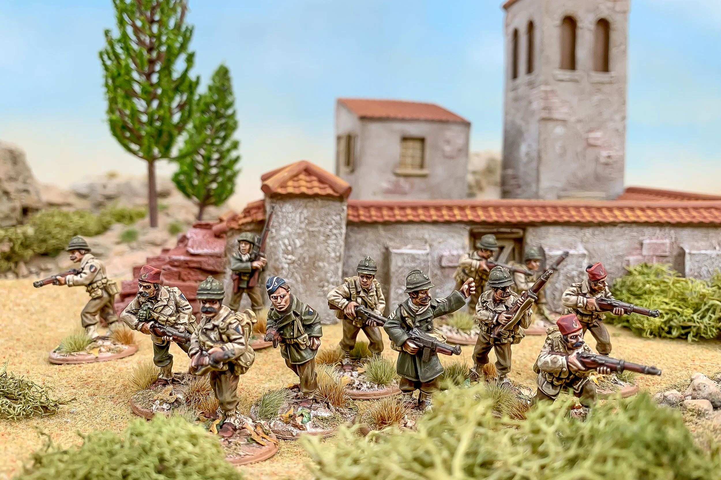 WWII Fighting French & US painting guide