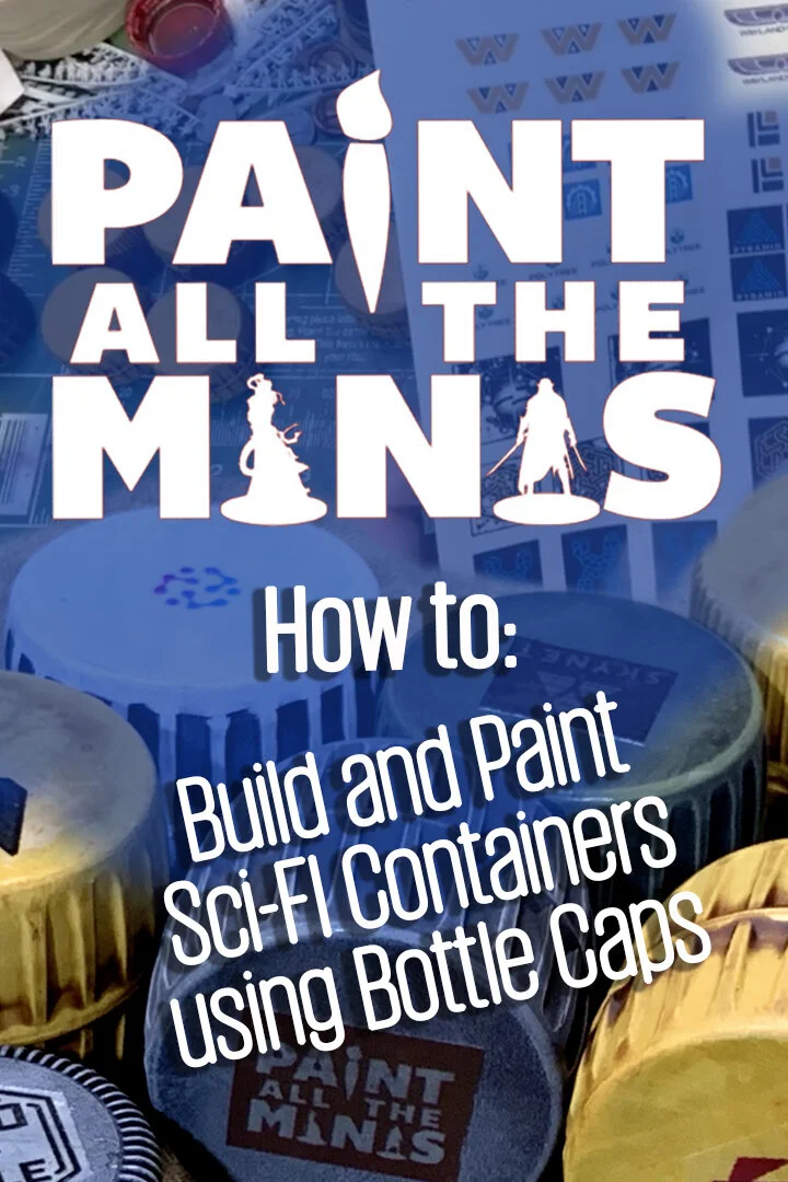 How-to: Build and Paint Bottle Cap Crates