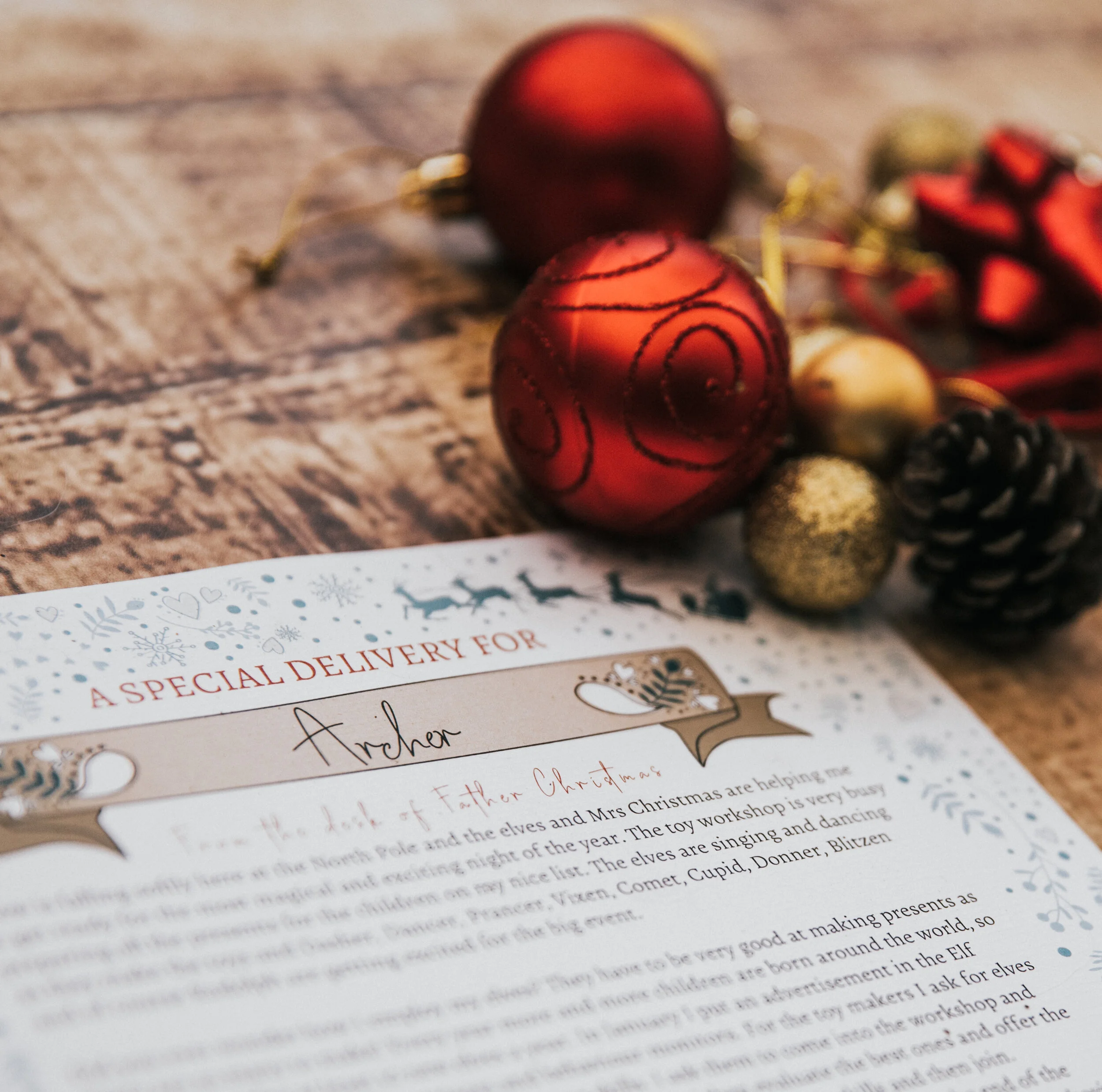 Bespoke first letter from Father Christmas