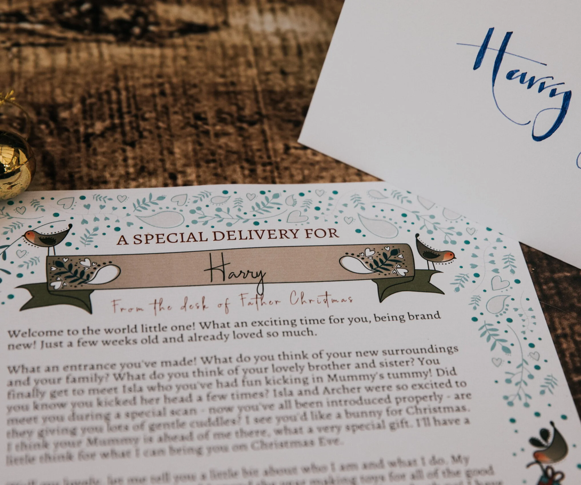 Pets - Personalised Letter from Father Christmas