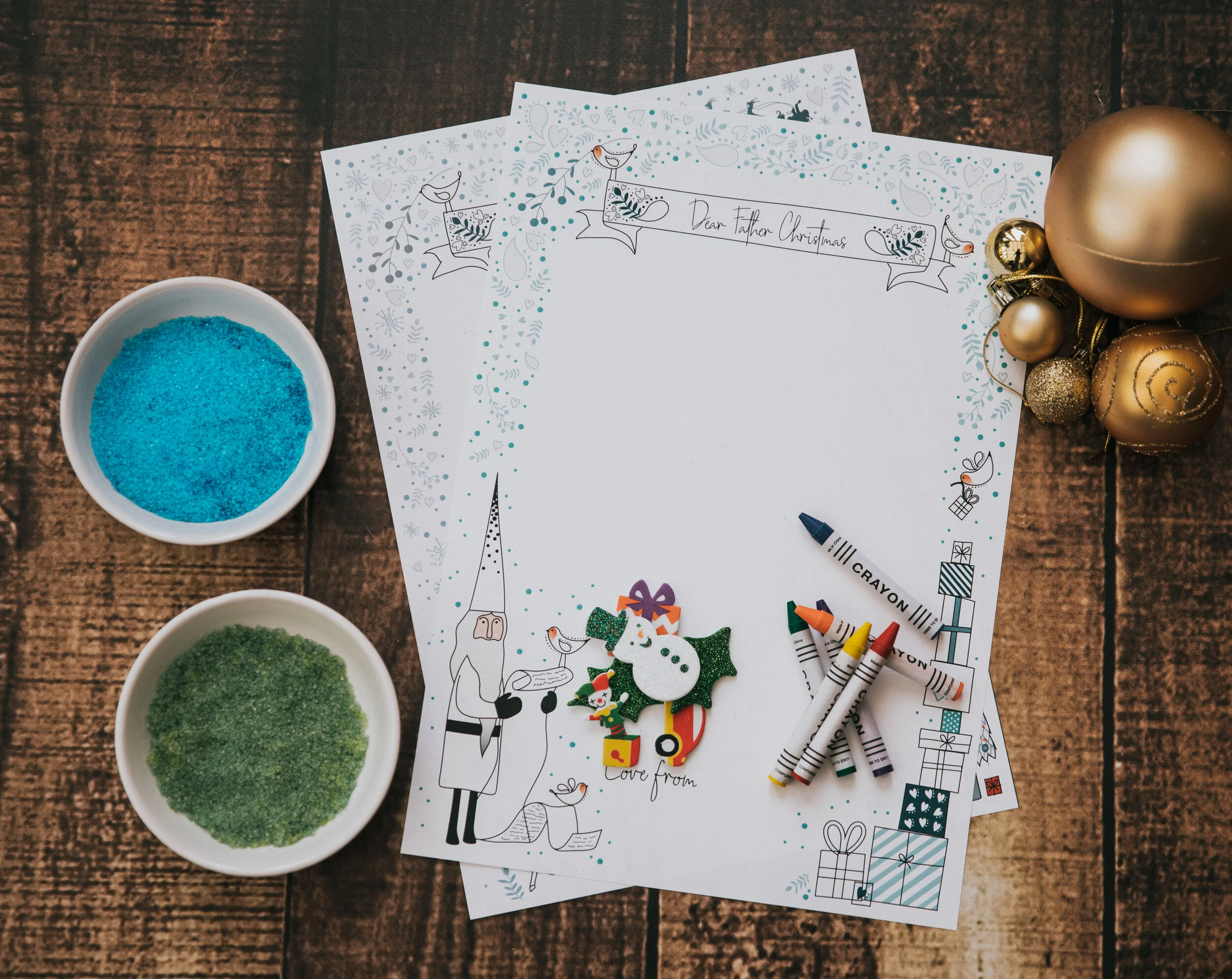 Letter kit for writing to Father Christmas
