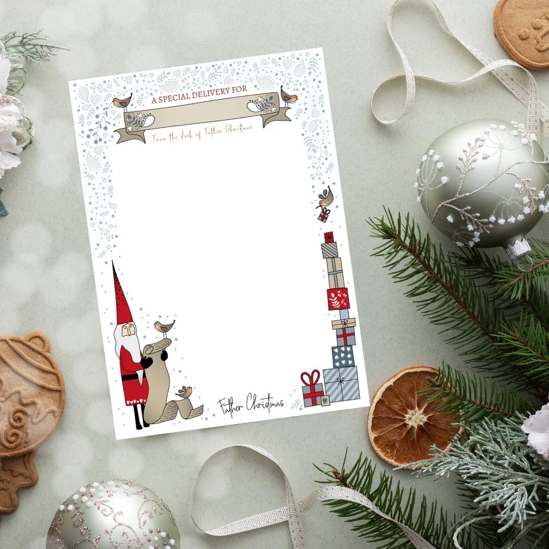 Father Christmas design - signed by Father Christmas