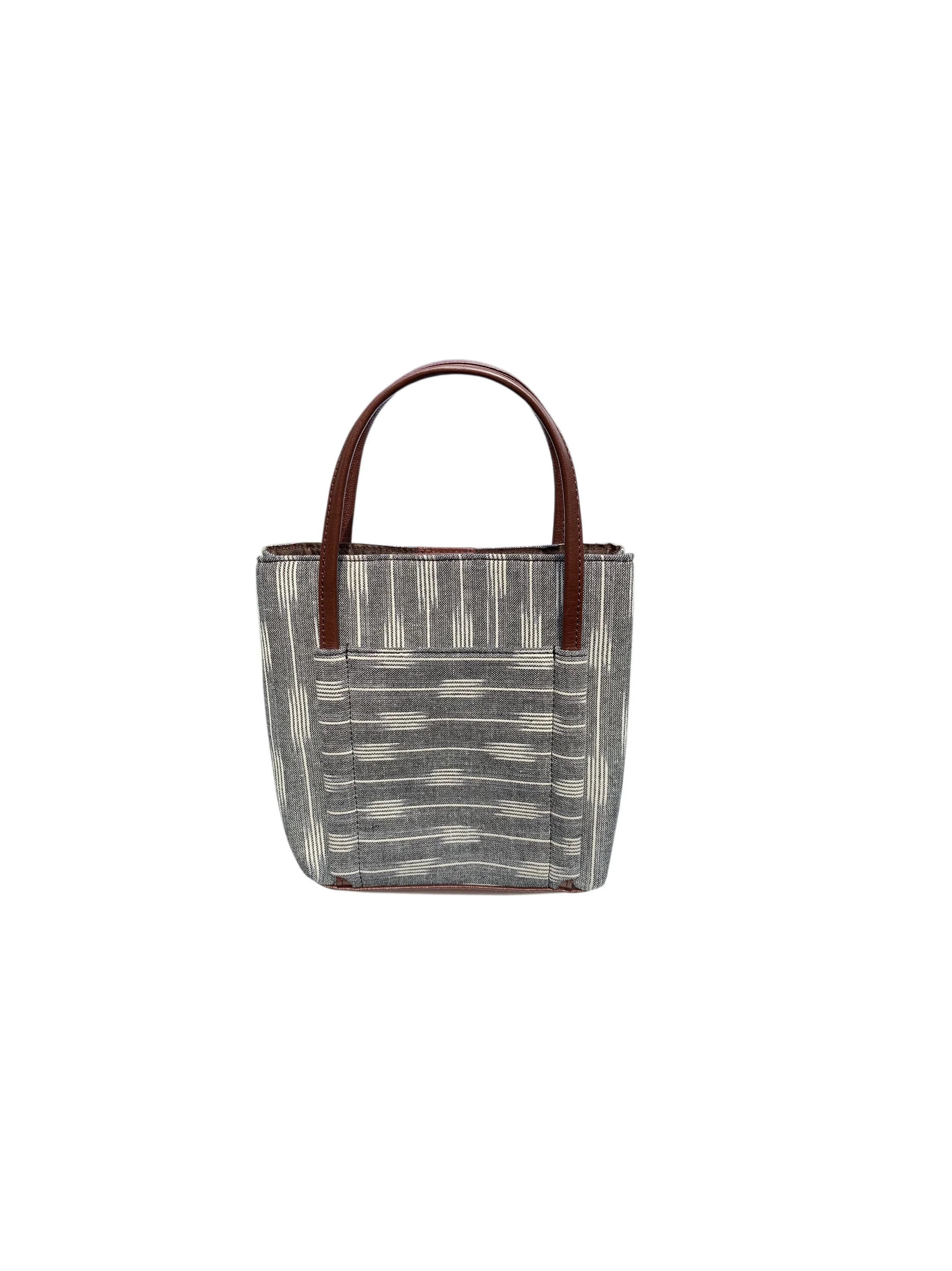 mini-sac-a-main-artisanat-traditionnel-ikat-cuir-face