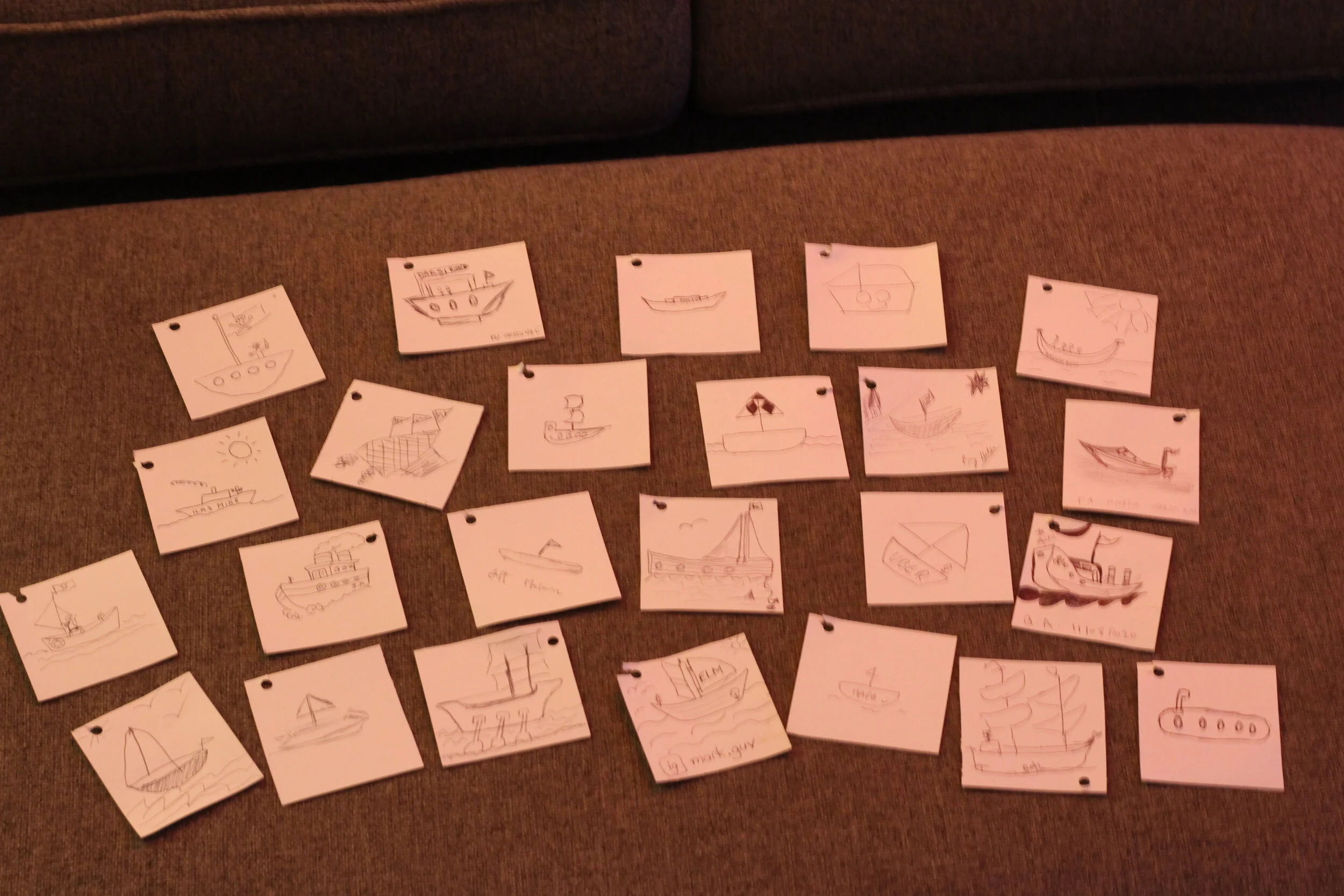  24 Boats were collected on the first round 