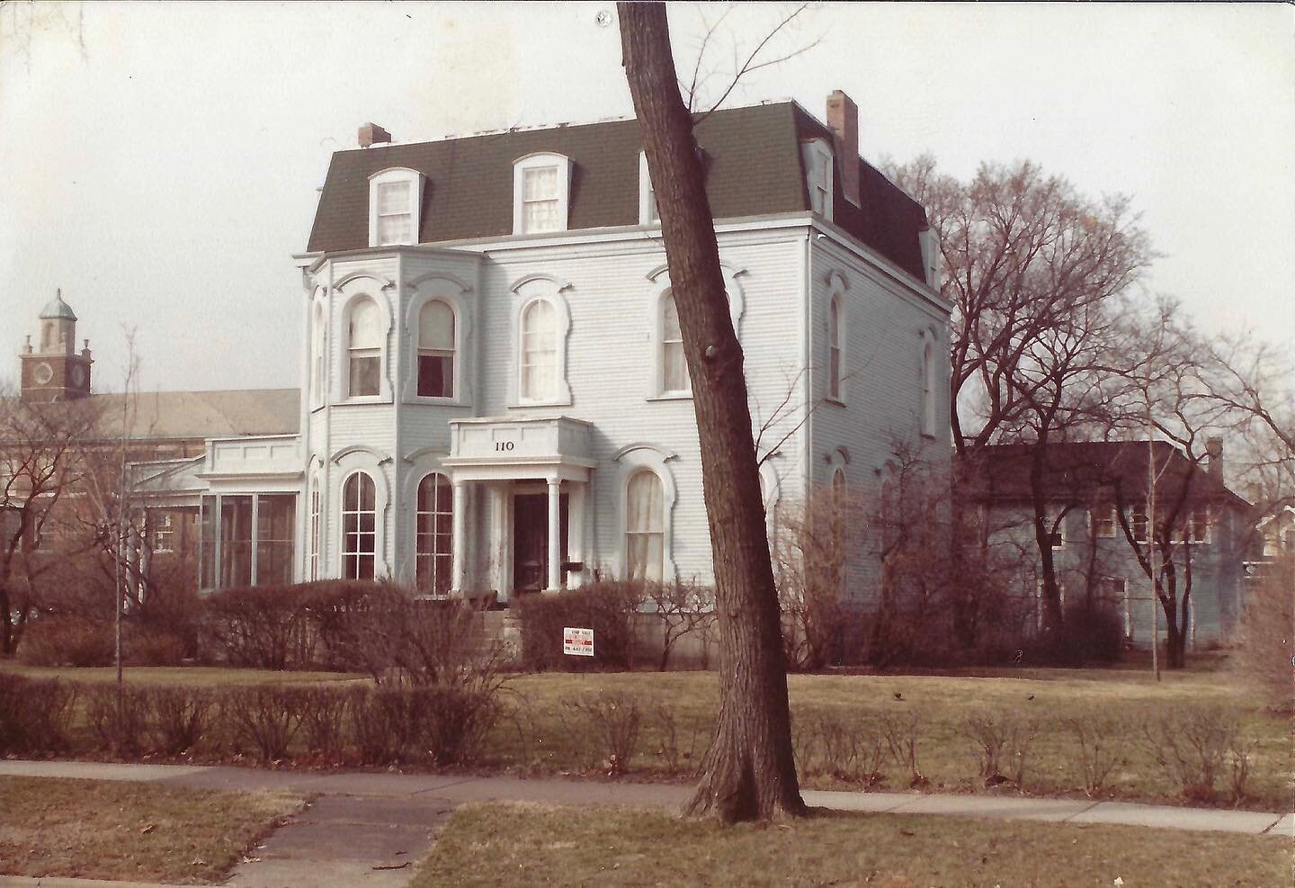 I discovered this photo in an unsorted stack while packing up my office. The &ldquo;For Sale&rdquo; sign and bare tree branches would time stamp this at the winter of 1984. My parents deliberated about the decision to buy the house for months. They c