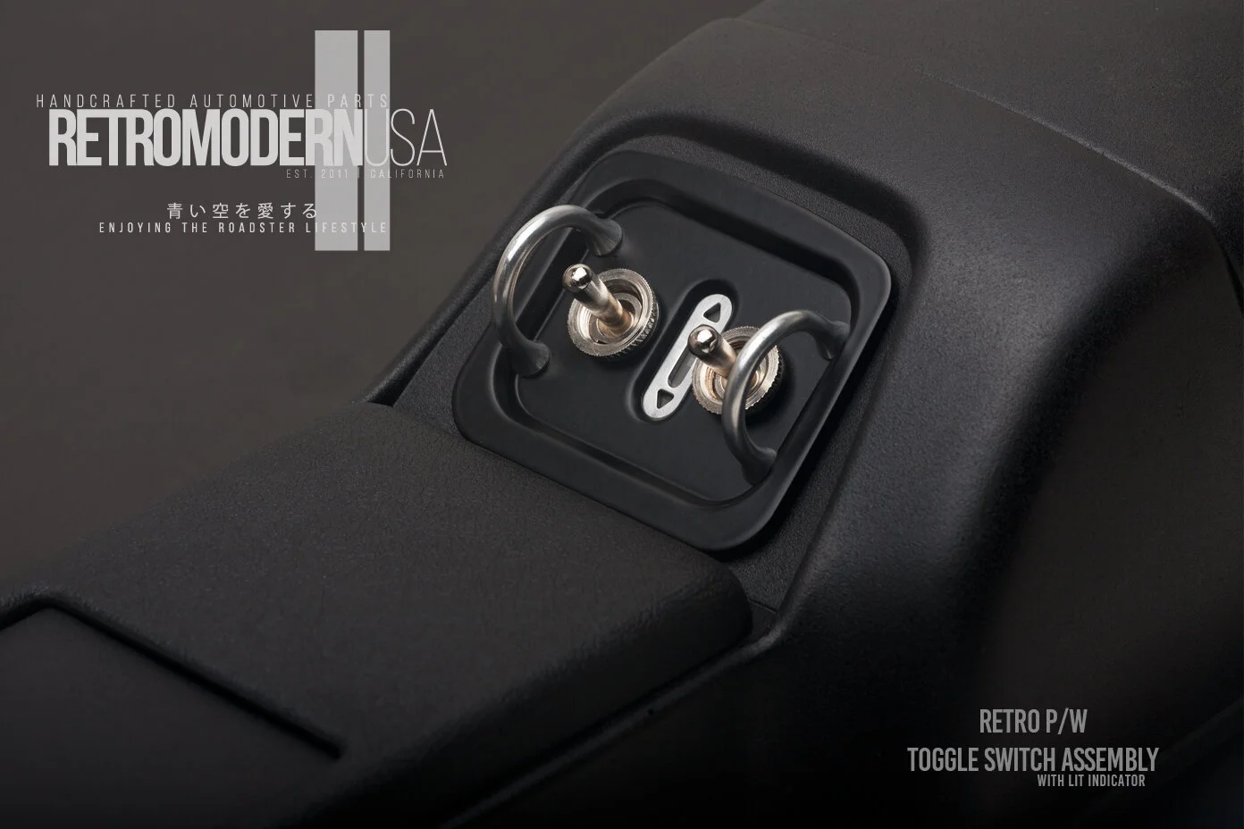 Retro inspired modular Toggle Switch Assembly