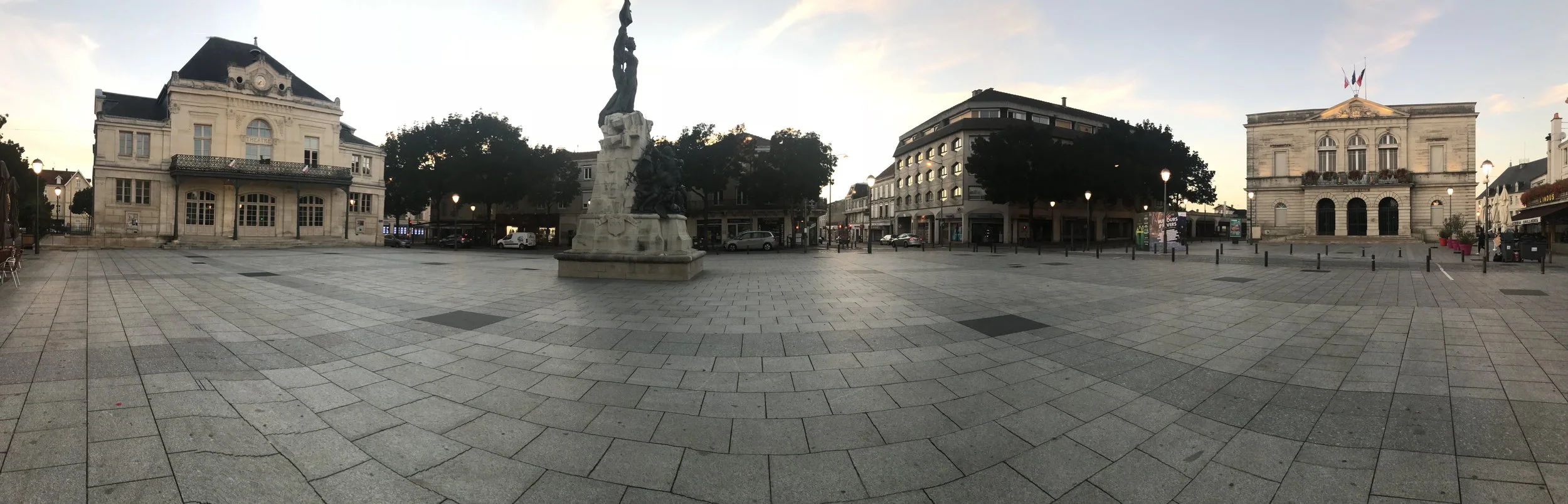 Town Square in Saint Dizier, France.