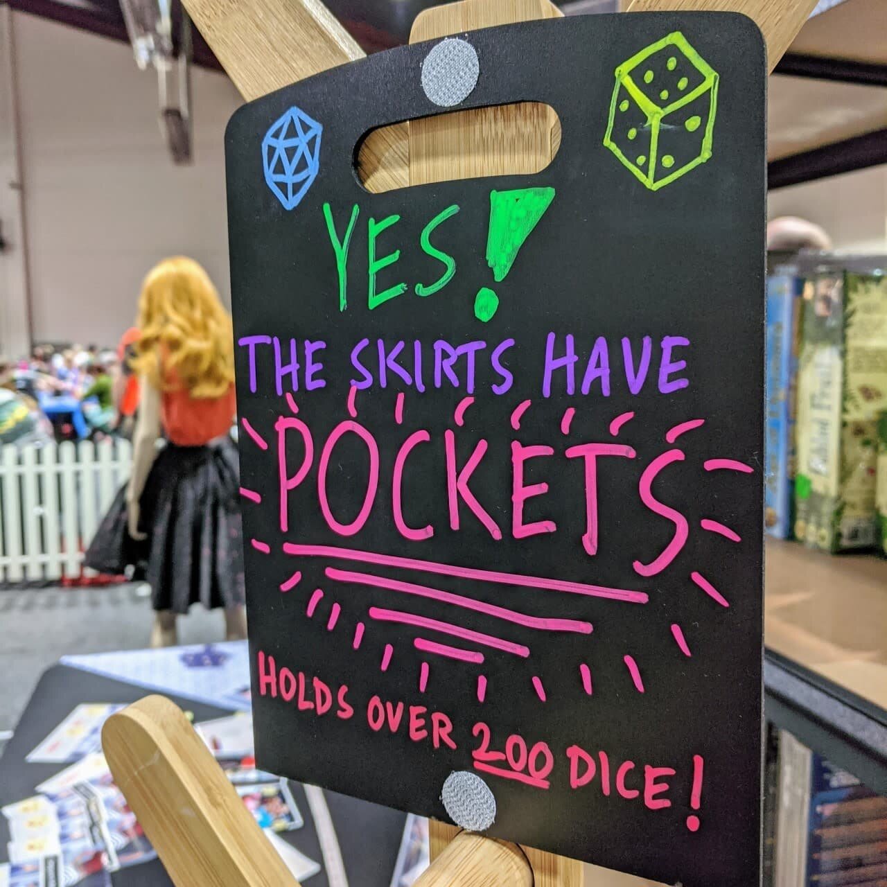 We'd always get the same question at cons, so we ended up just making a sign! 🎲
⠀
#smallbusinessau #smallbusinesses #smallbusinesswoman #boardgamegeek #tabletopgames #boardgamegeeks #boardgamers #smallbusinessesrock #jeuxdesociete #brettspiele #boar