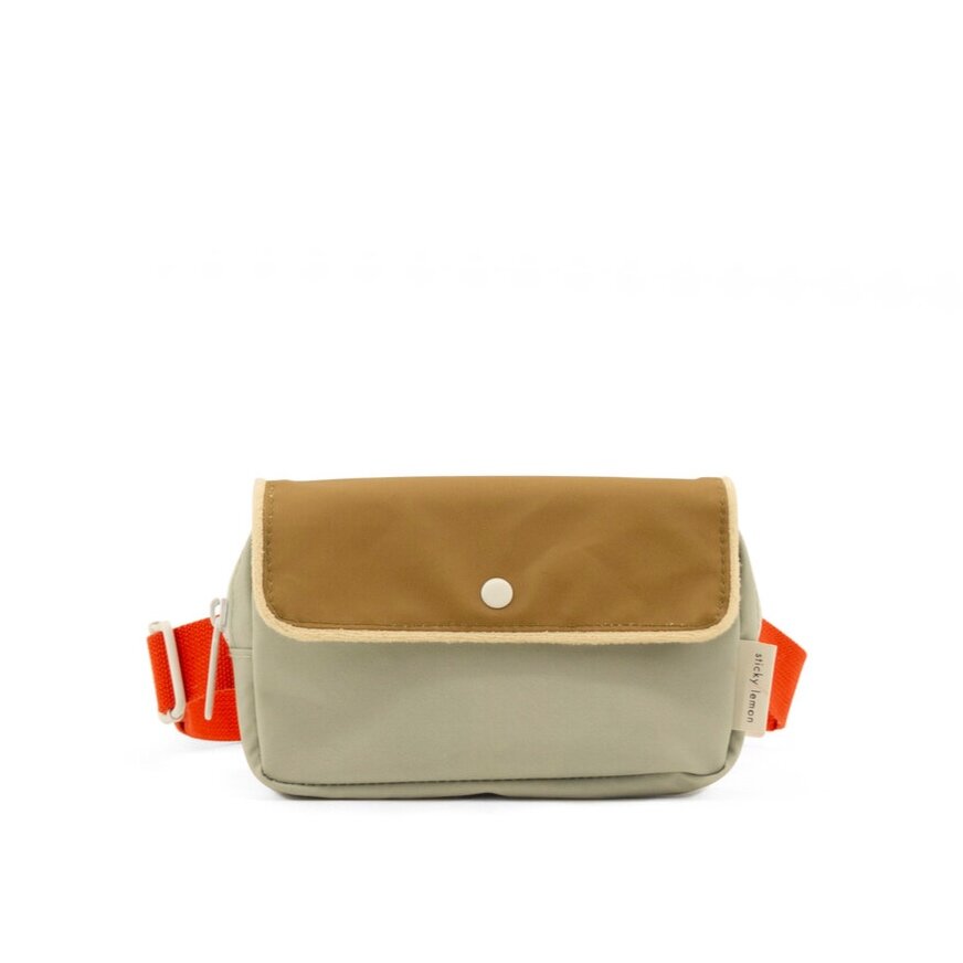 small red fanny pack