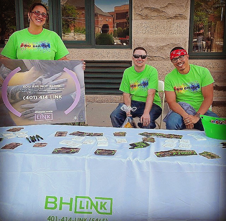 BH Link Staff at RI Pride June 2019