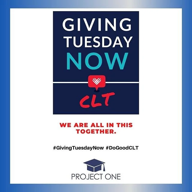 Today is #GivingTuesdayNow, a global day of unity to help organizations financially impacted by COVID-19. Please consider a donation to Project One to help a graduating CMS senior pursue their dream of a college education. Visit projectonescholars.or