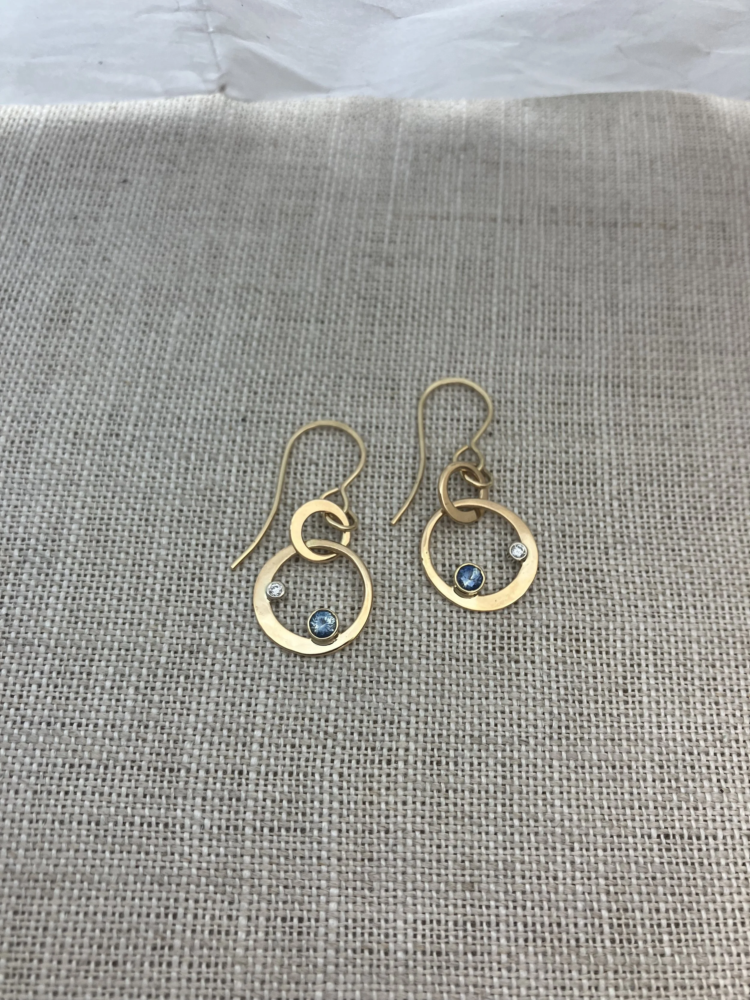 Montana Sapphire Celestial Drops