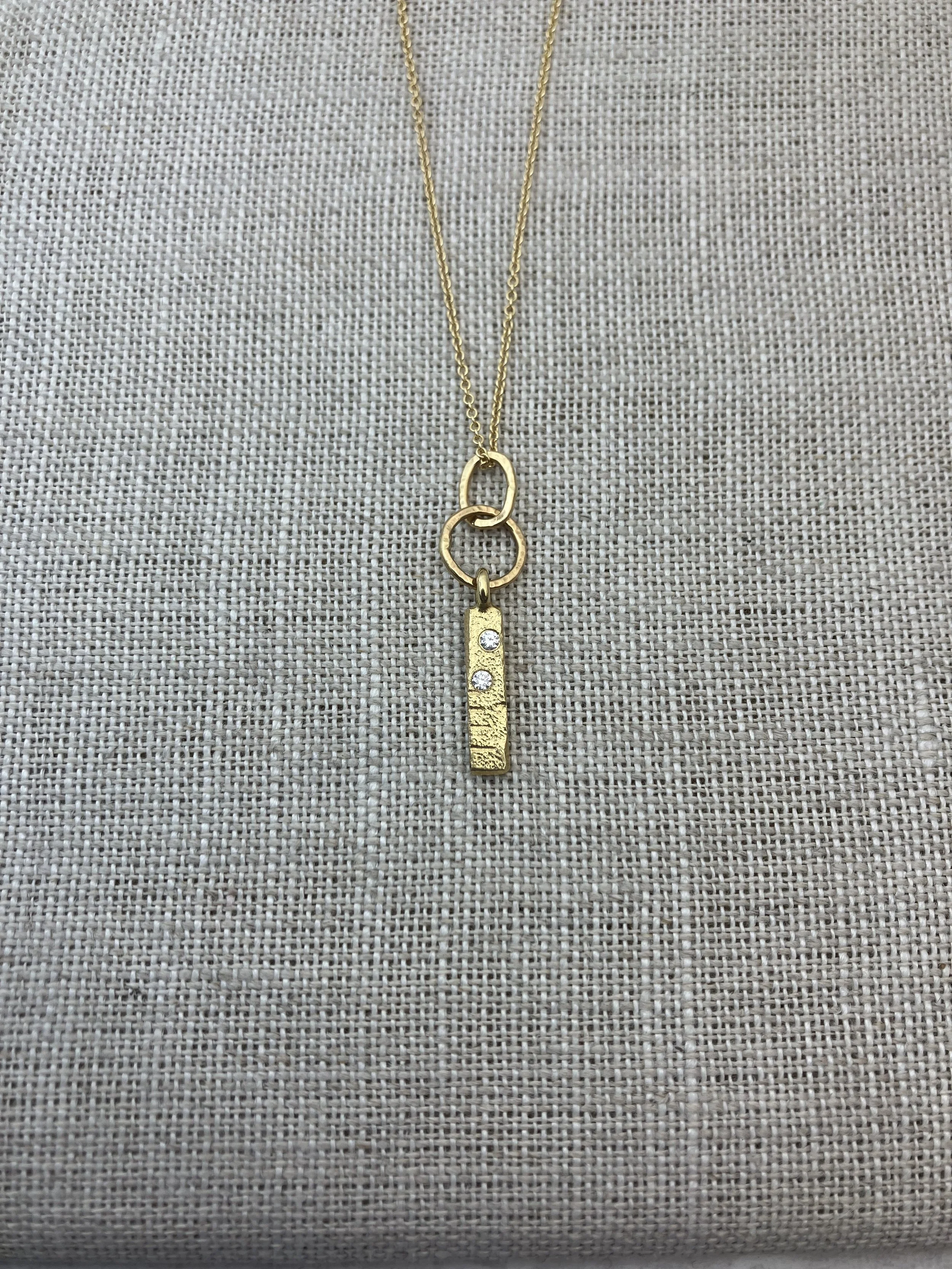 Cribstone Drop Pendant