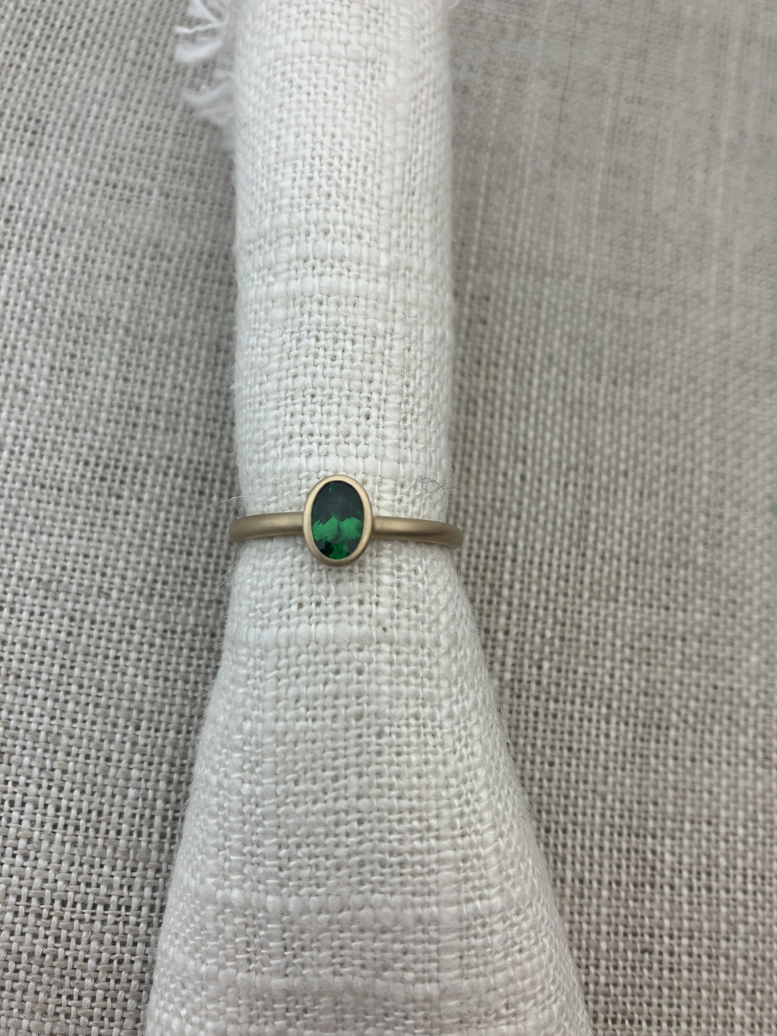 Tsavorite Garnet Ring