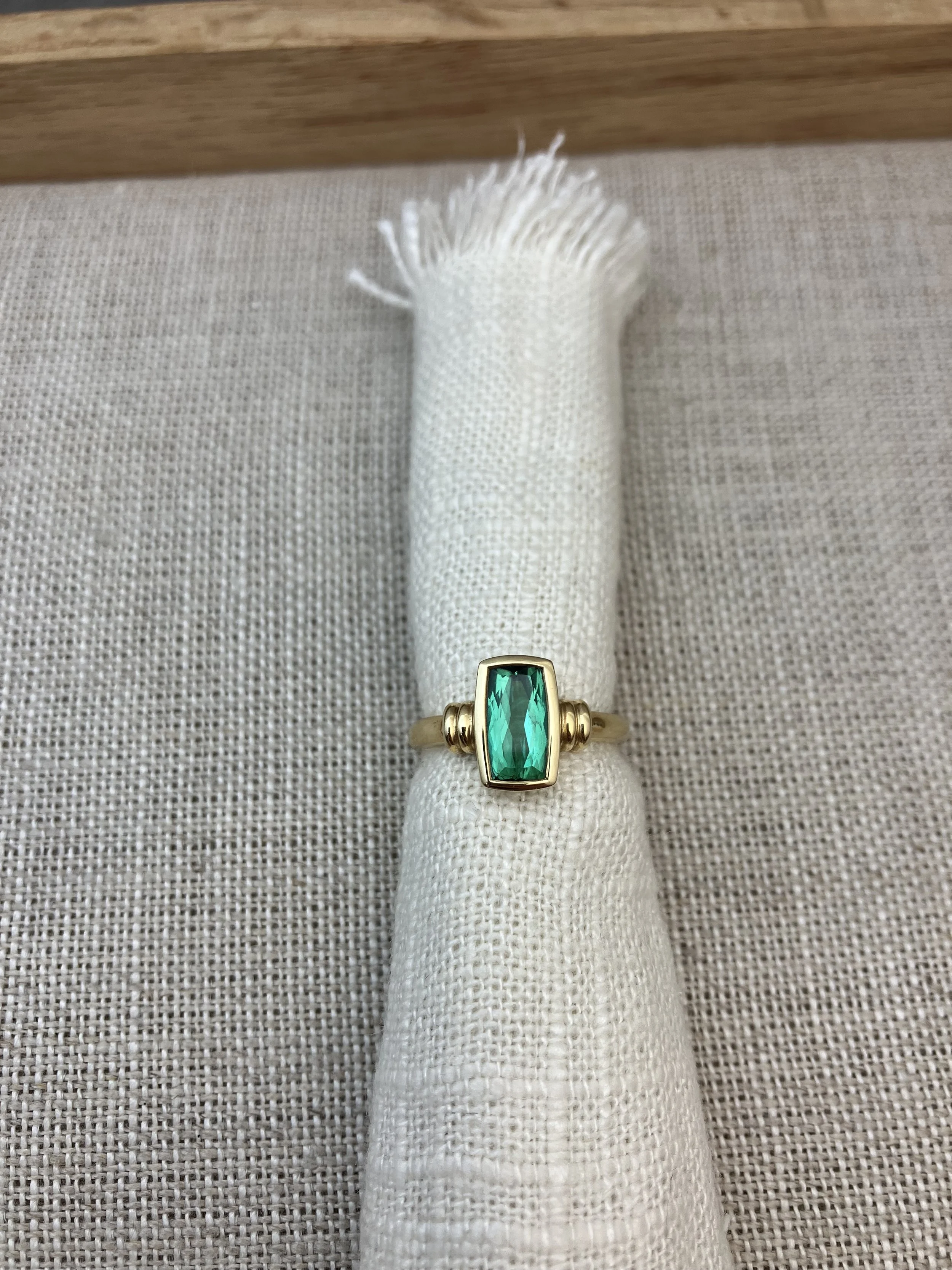 Harbor Light Green Tourmaline Ring