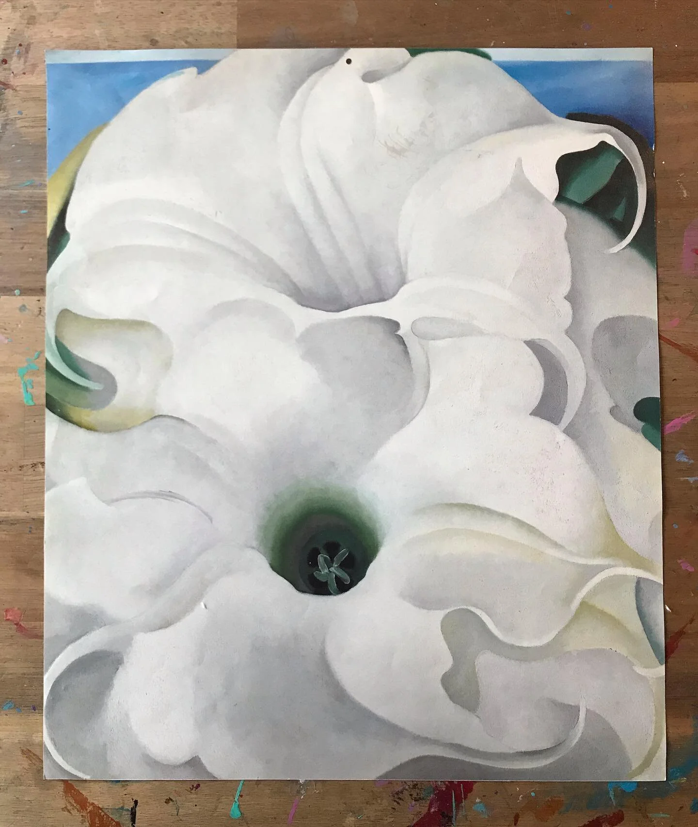 Art Prompt: Day 19
Find a spring flower, inspect it up close. Enjoy the fresh scent. Draw it so it fills the whole page, abstracting it. -
#artfam_daynineteen
-
Georgia O&rsquo;Keeffe
-
#georgiaokeeffe #flower #flowerart #artlessononline #whiteflower