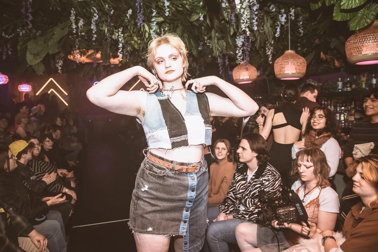 DeniM RemiX ♻️ 
Upcycled denim by me for @reclaimedrunways 
📸 @potzner