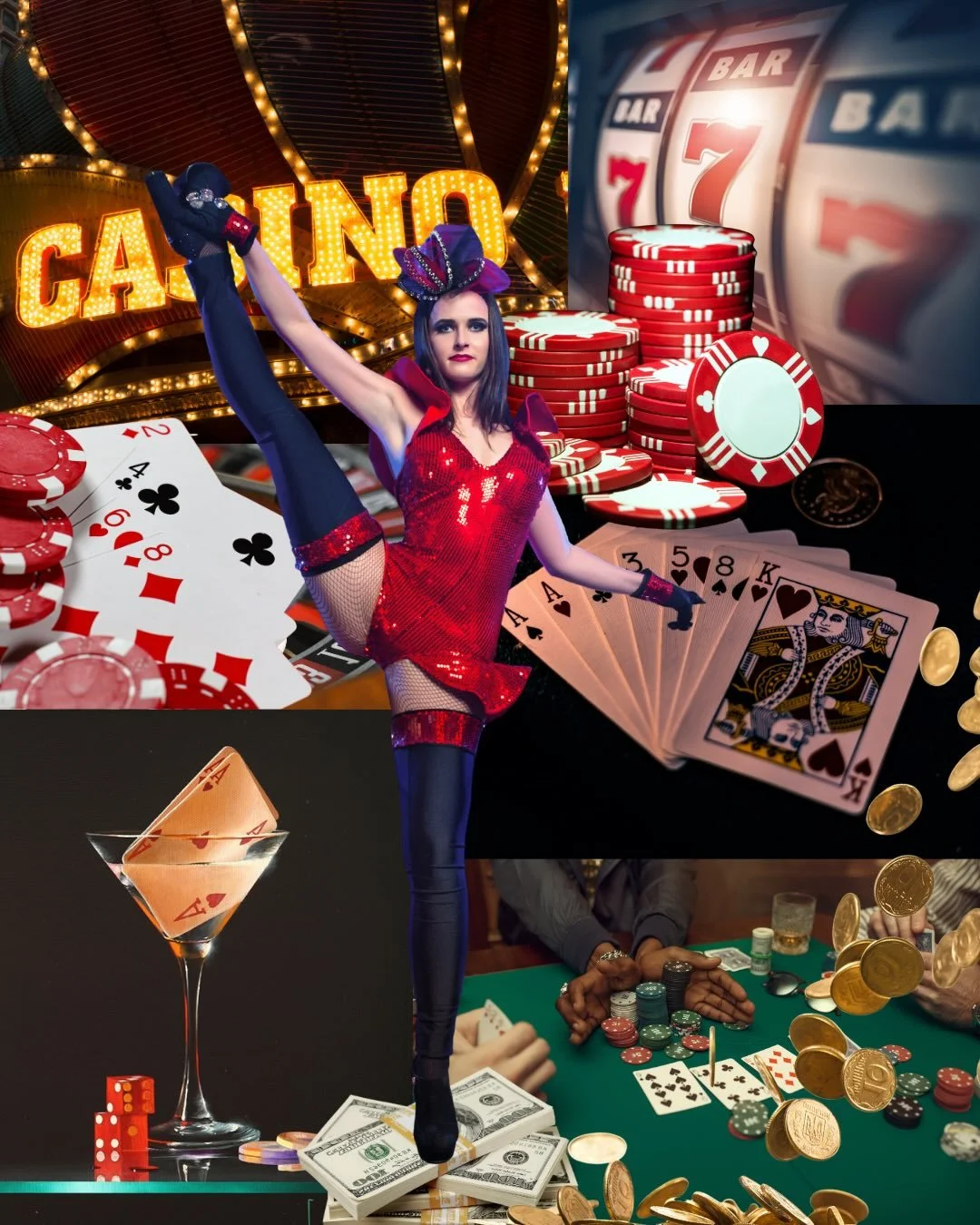 TLDR: Seeking burlesque clients!
✨
Do you love razzle dazzle? Does the thrill of not knowing excite you? 🎲
Inspiration has struck, but I need somewhere to put it💭
I am seeking client(s) for casino-inspired burlesque looks - custom made to suit your