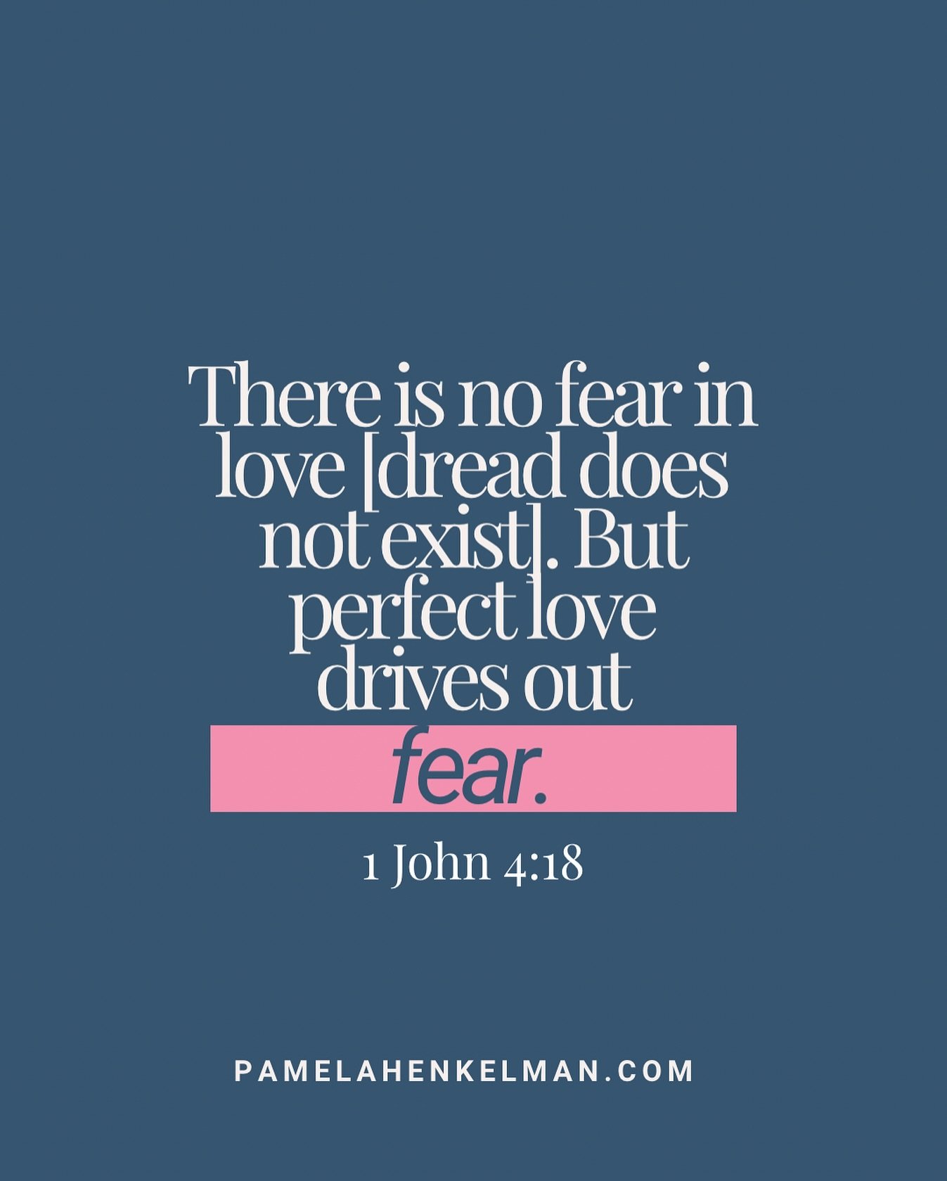 &ldquo;There is no fear in love [dread does not exist]&rdquo;
 Because perfect love drives out fear. - 1 John 4:18
Momma, it&rsquo;s time to lay down the dread.

 That heavy, anxious feeling that creeps in when you think about your grown kids and won