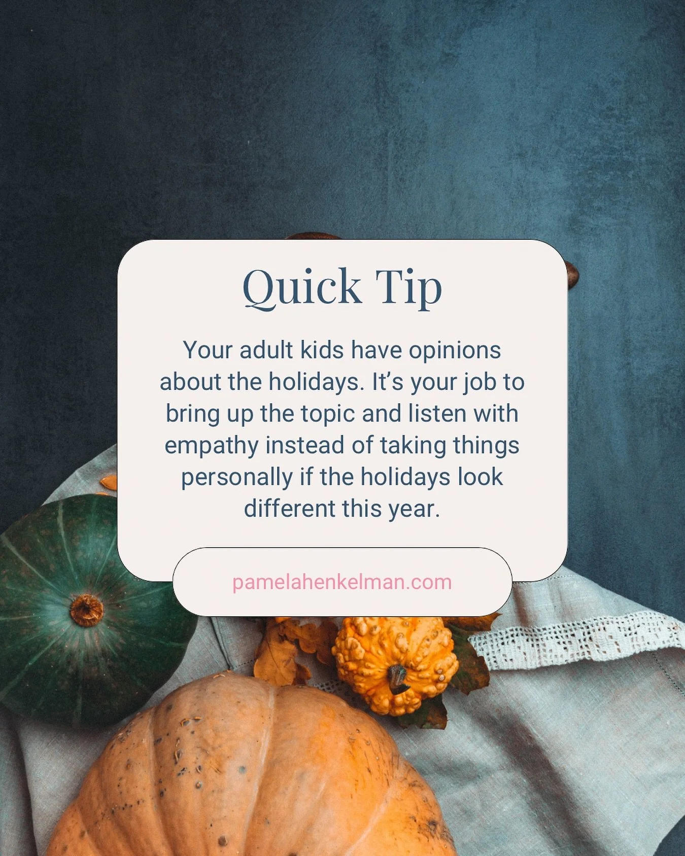 The holidays are coming, and so are the conversations.

Don&rsquo;t wait for your kids to bring it up; start the talk with open hands and an open heart.

When you listen without taking things personally, you create space for connection instead of con