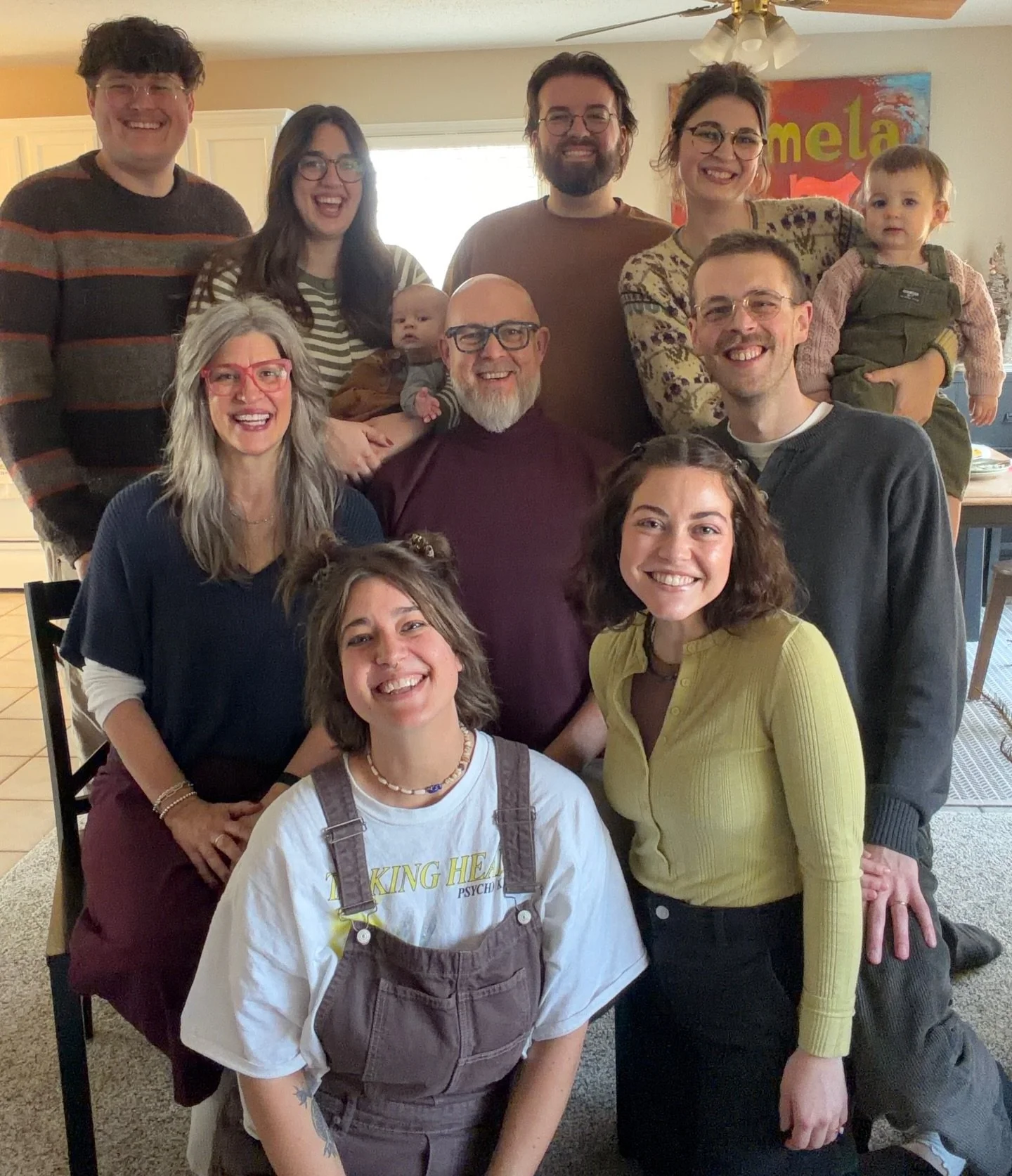 Not everyone made it home, but it was still such a good day. 🥰

We spent Thanksgiving chasing 14-month-old Wren as she made a beeline for the staircase every chance she got. Our spunky granddaughter didn&rsquo;t always enjoy being redirected.

Baby 