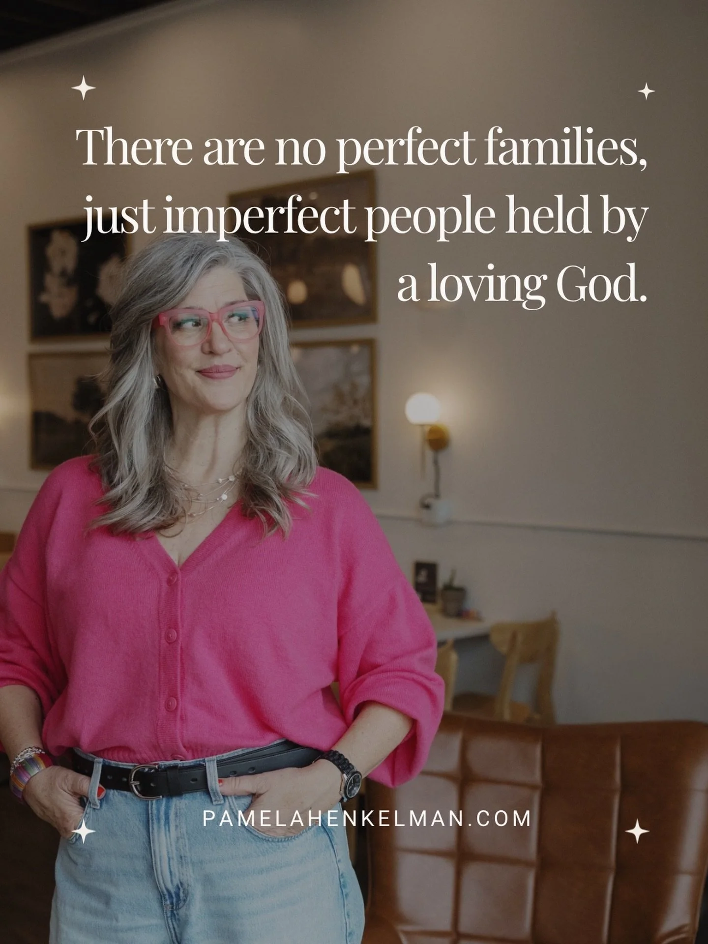 Momma, can I remind you of something your heart might need today?

 There are no perfect families, just imperfect people held by a loving God.

 And if this holiday season brings both ache and joy, you&rsquo;re in good company.

Maybe you&rsquo;re mi