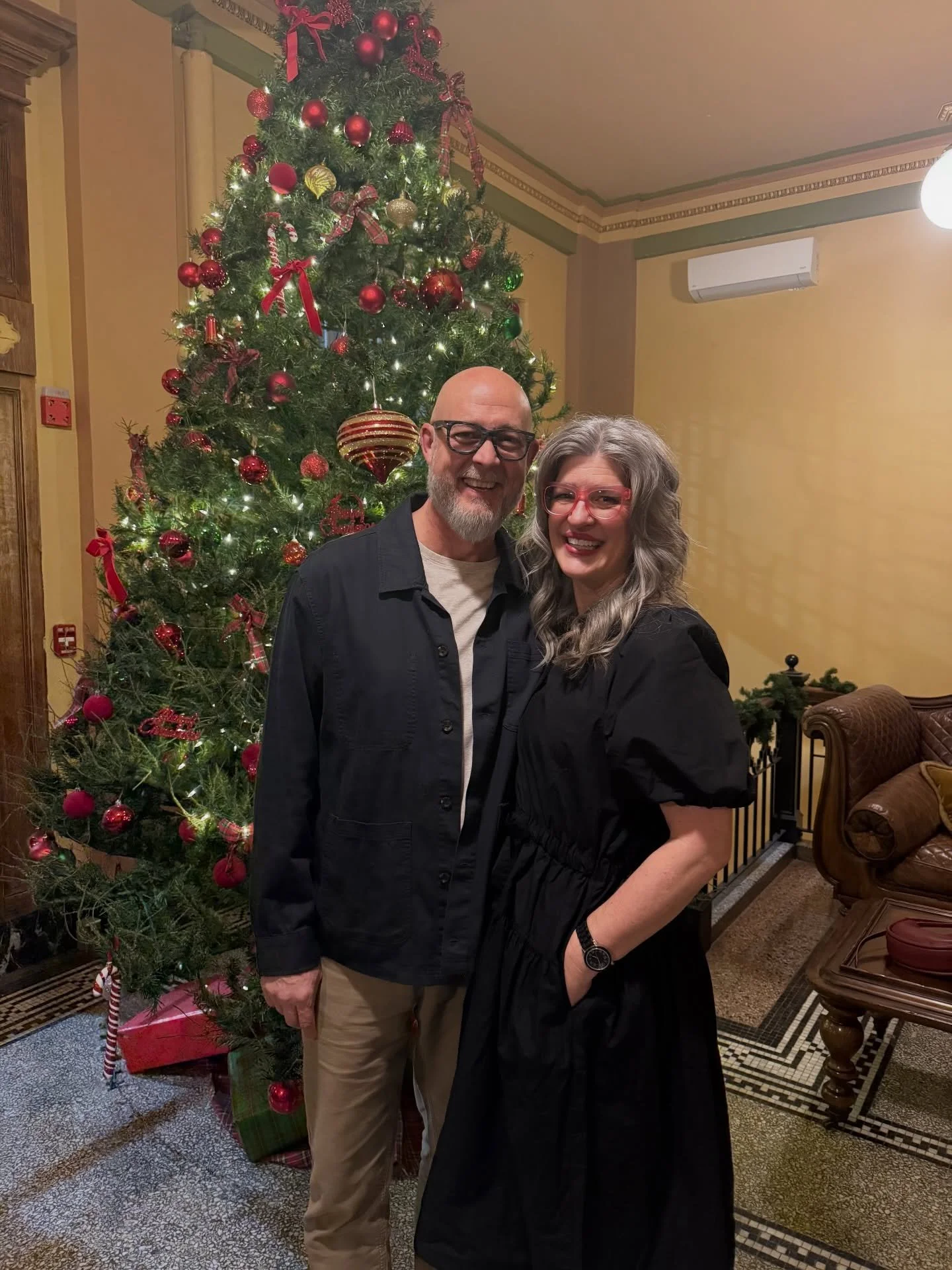 It&rsquo;s Christmas for Two. 🎄

We worshiped together at a candlelight service at Sheepgate, and now we&rsquo;re home preparing a candlelit dinner, just the two of us.

On the menu: grilled filet mignon, a baked potato, honey-glazed carrots, popove