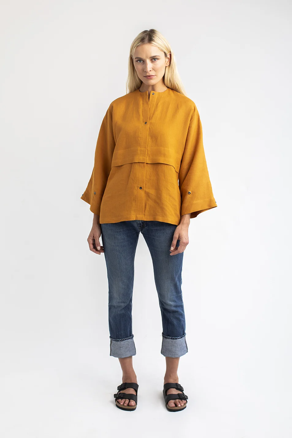 Kimono Shirt 10- Cleo Prickett - Irish linen - unique shirt - made in Ireland.jpg