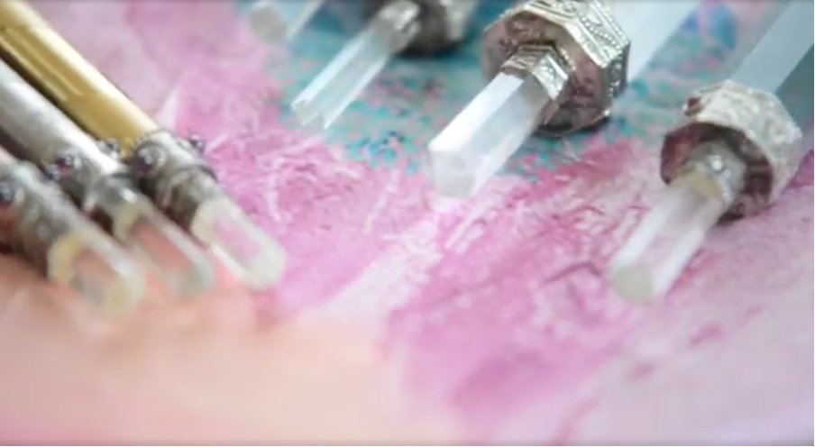 cleansing with crystals