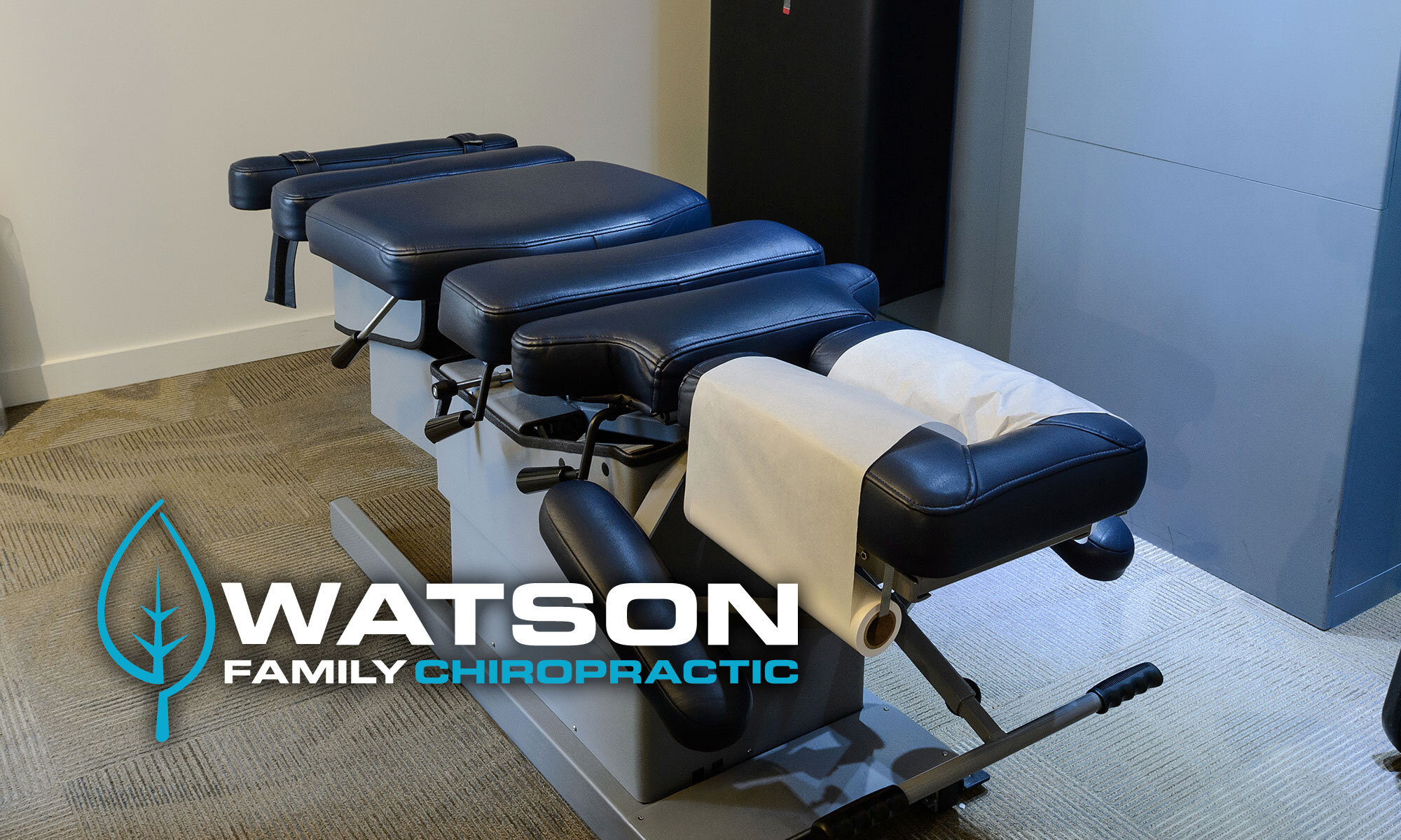  Treatment bed at Watson Family Chiropratic 
