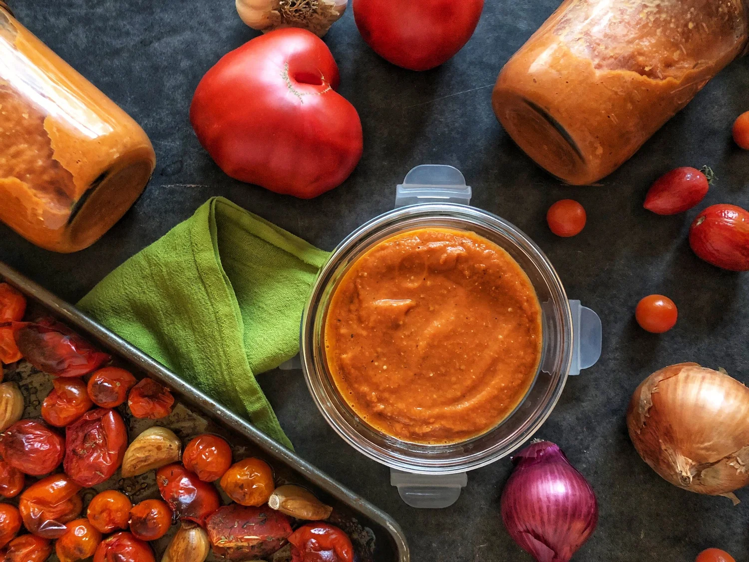 Roasted Tomato Pasta Sauce — Orie's Farm Fresh